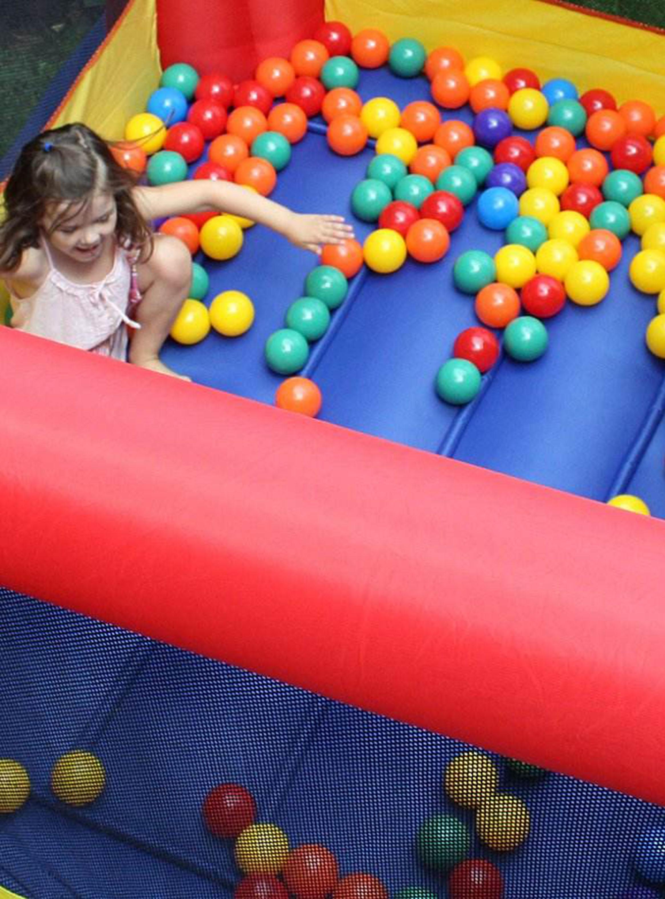 Castillo Mágico Inflable Rojo-2
