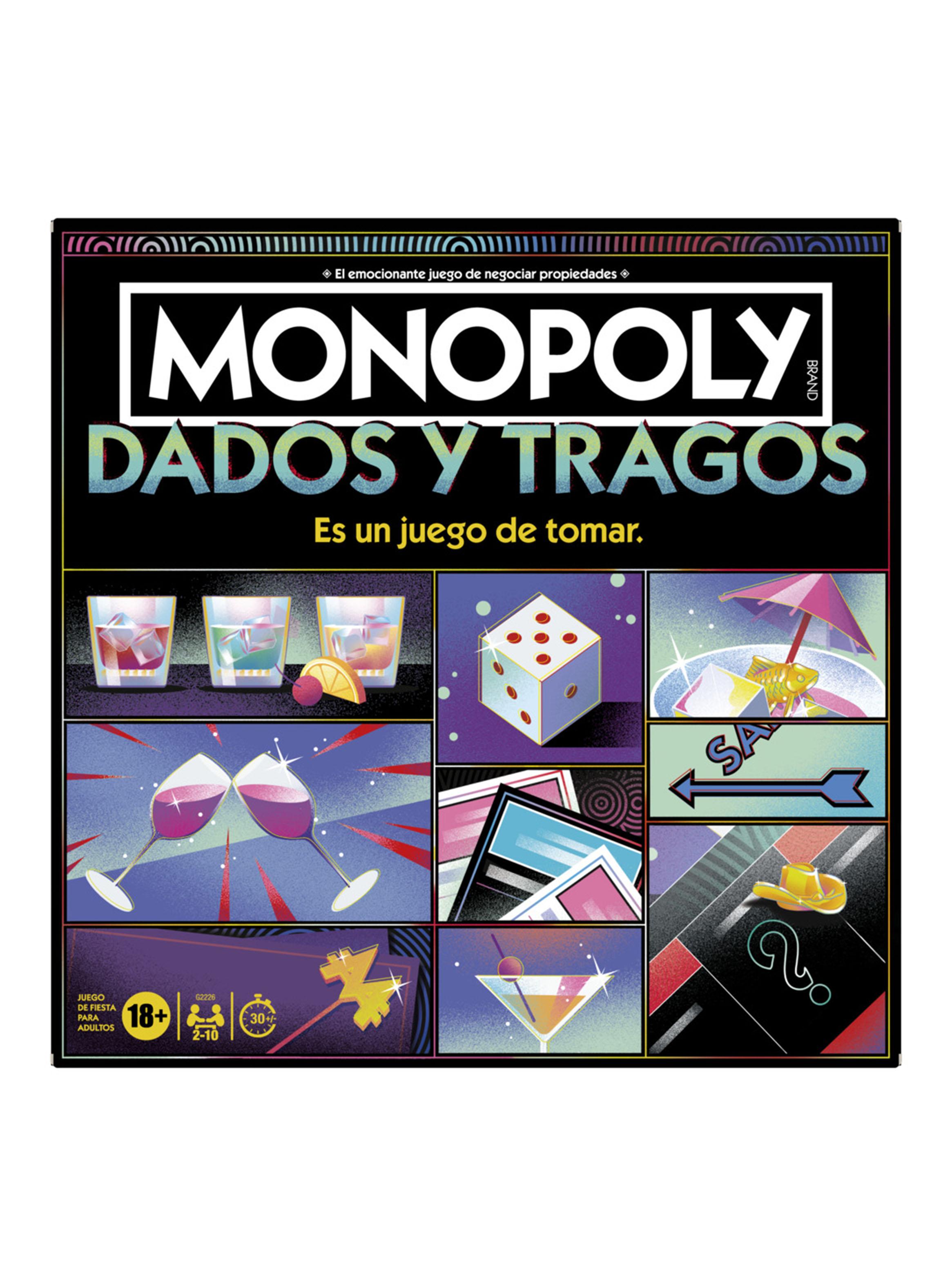 Juego de Mesa Adultos Monopoly Tragos y Dados-0