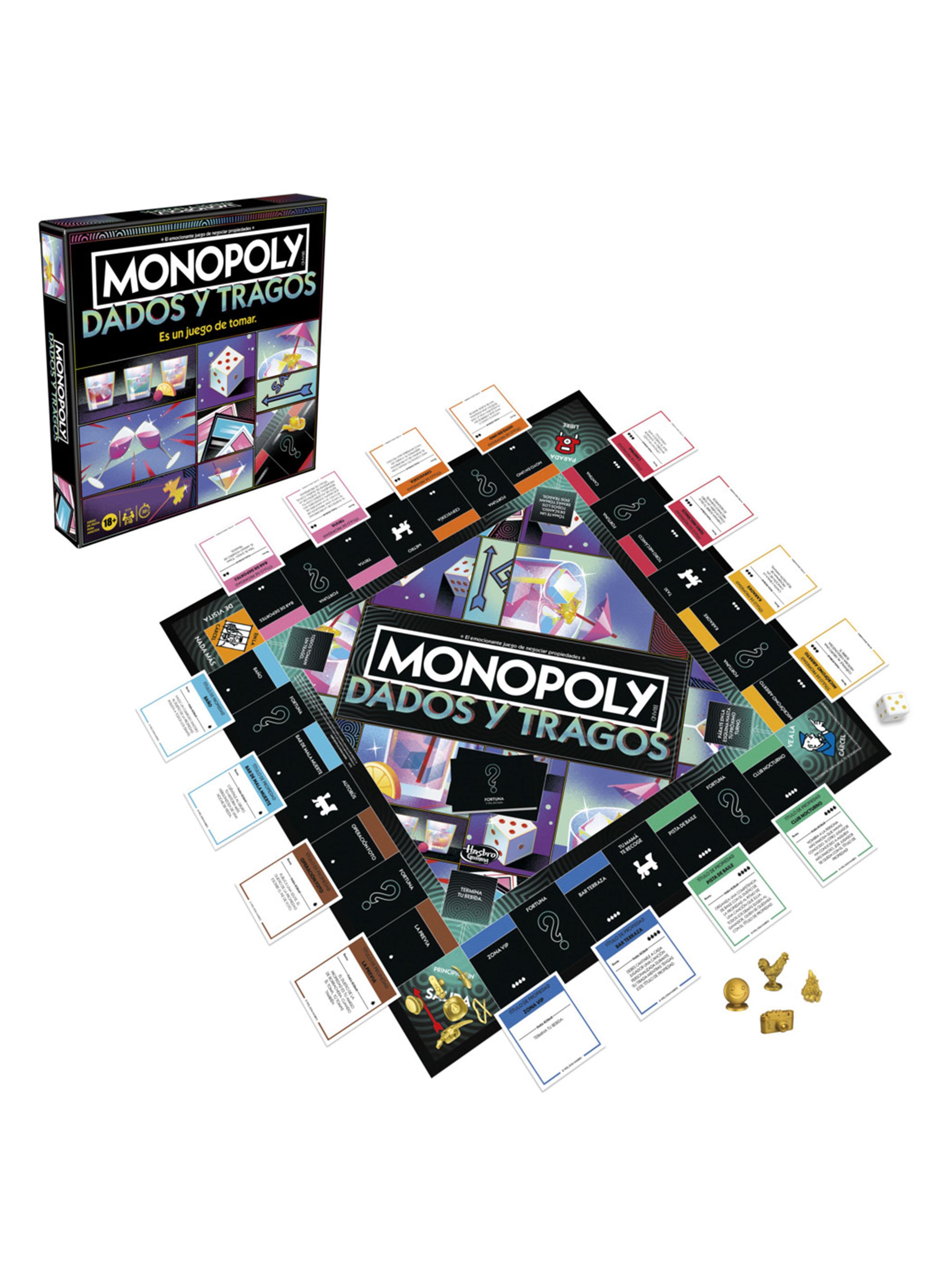 Juego de Mesa Adultos Monopoly Tragos y Dados-1
