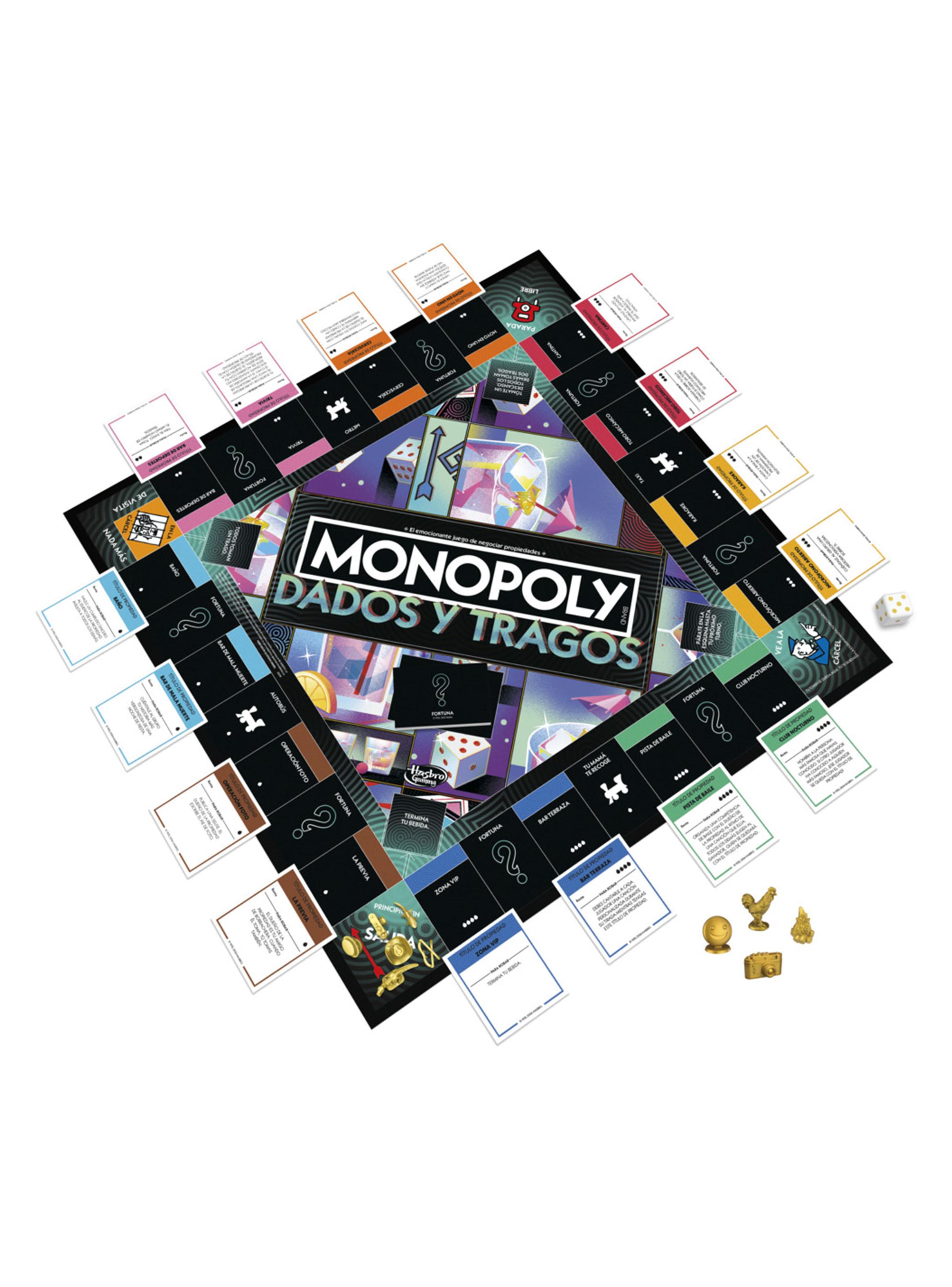 Juego de Mesa Adultos Monopoly Tragos y Dados-3