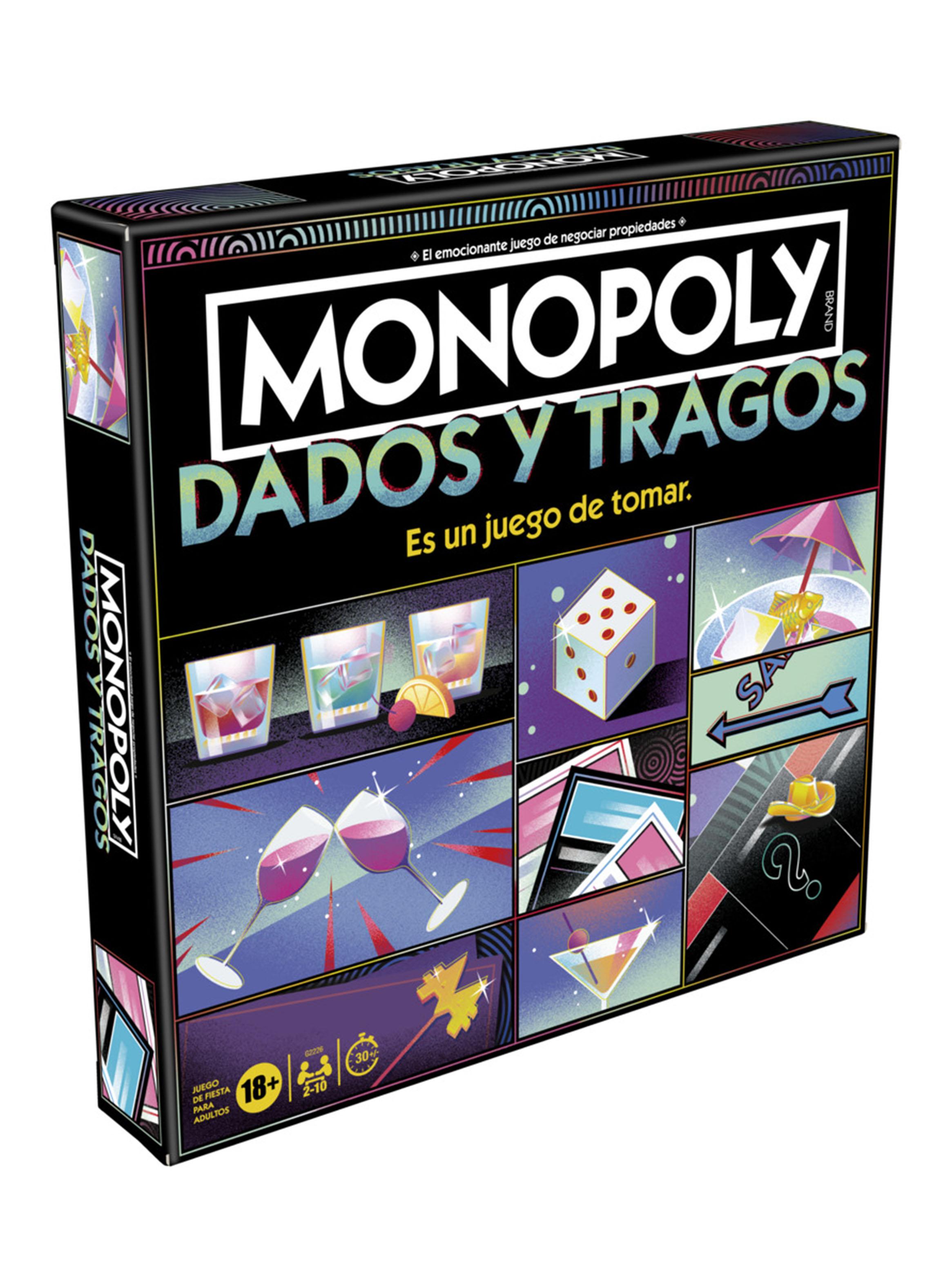 Juego de Mesa Adultos Monopoly Tragos y Dados-2