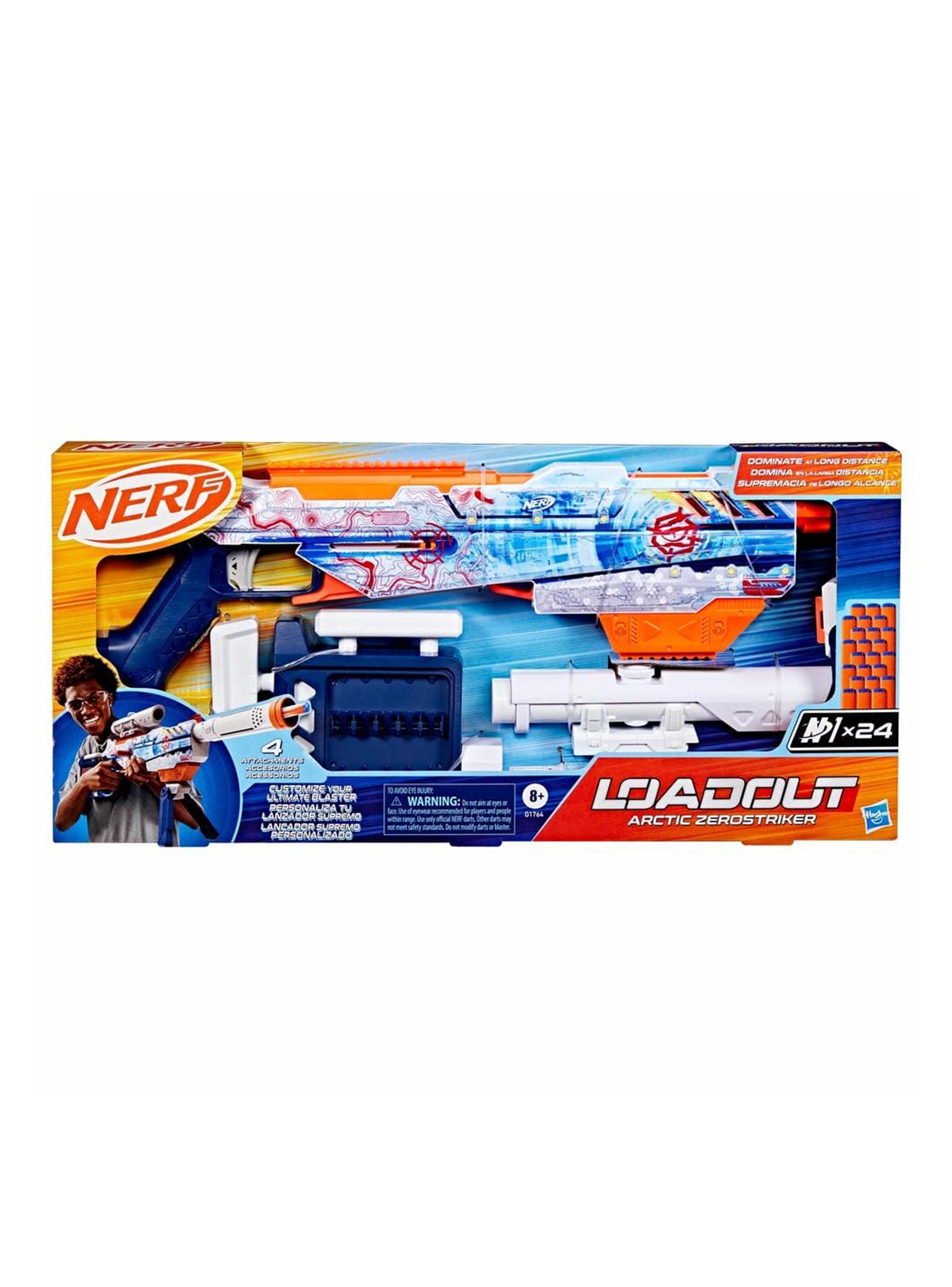 Lanzador de Dardos Loadout Arctic Zerostriker + 24 Dardos-3