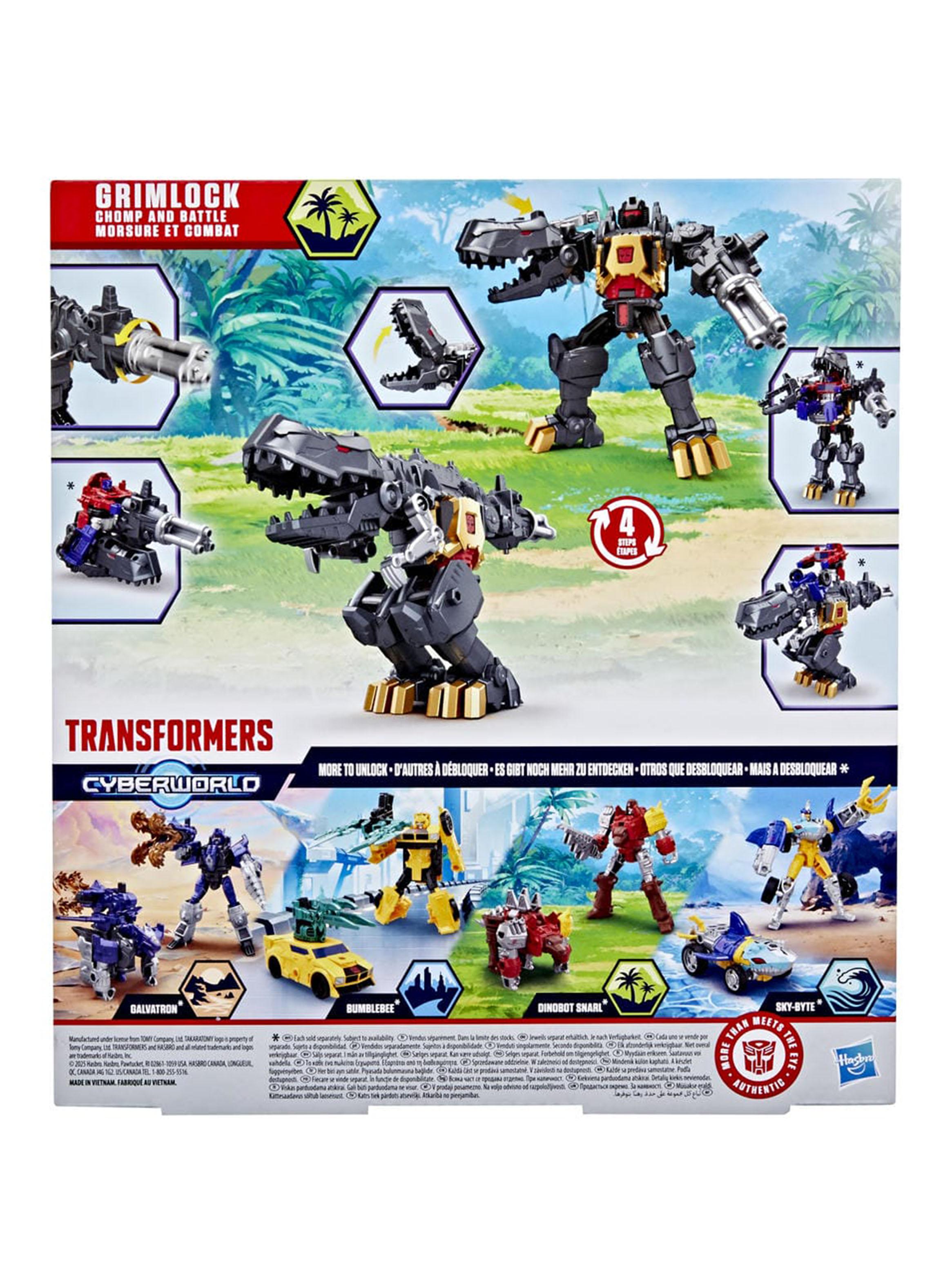 Figura de Acción Cyberworld Mandíbulas de Batalla Grimlock-3