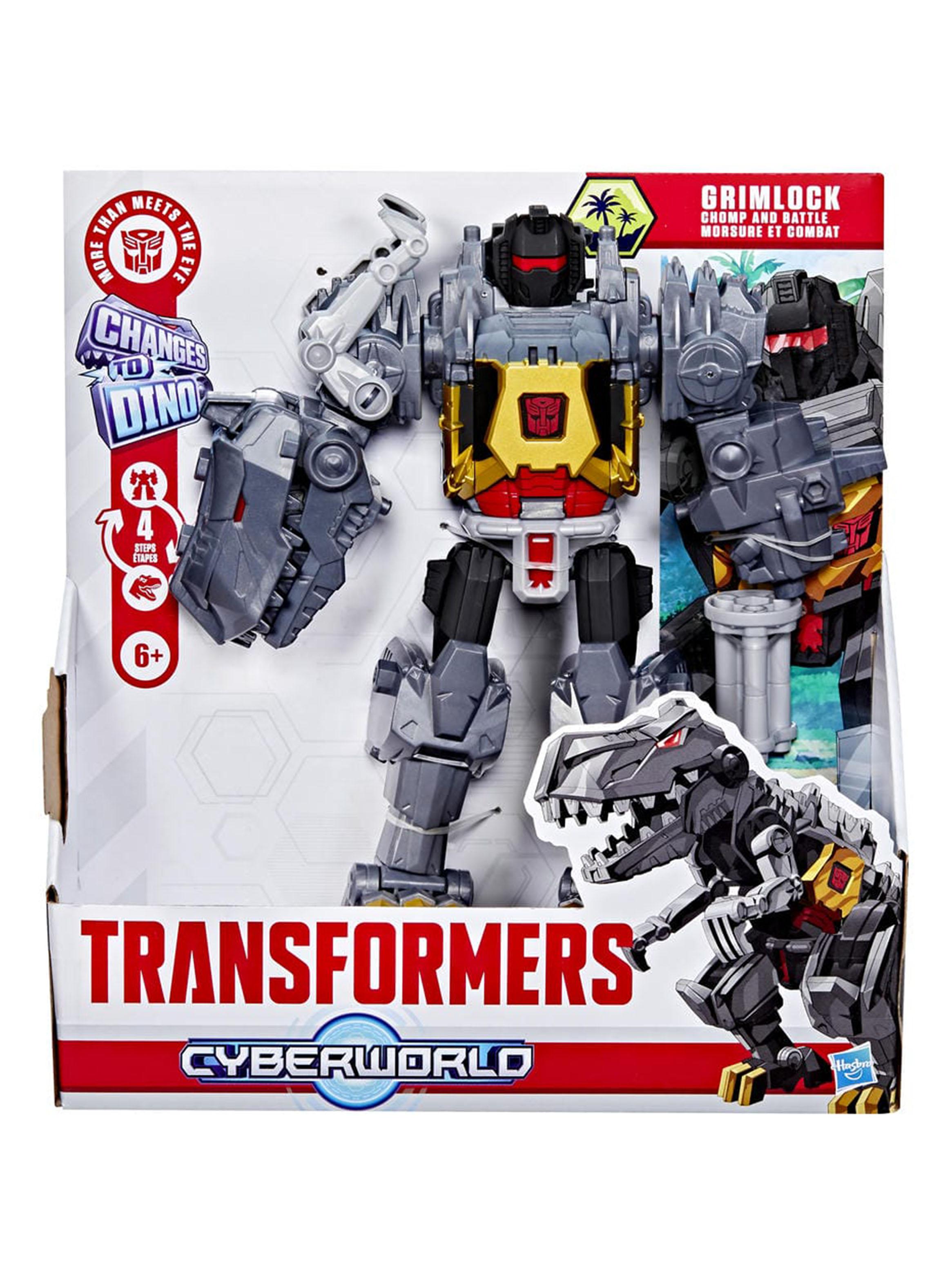 Figura de Acción Cyberworld Mandíbulas de Batalla Grimlock-2