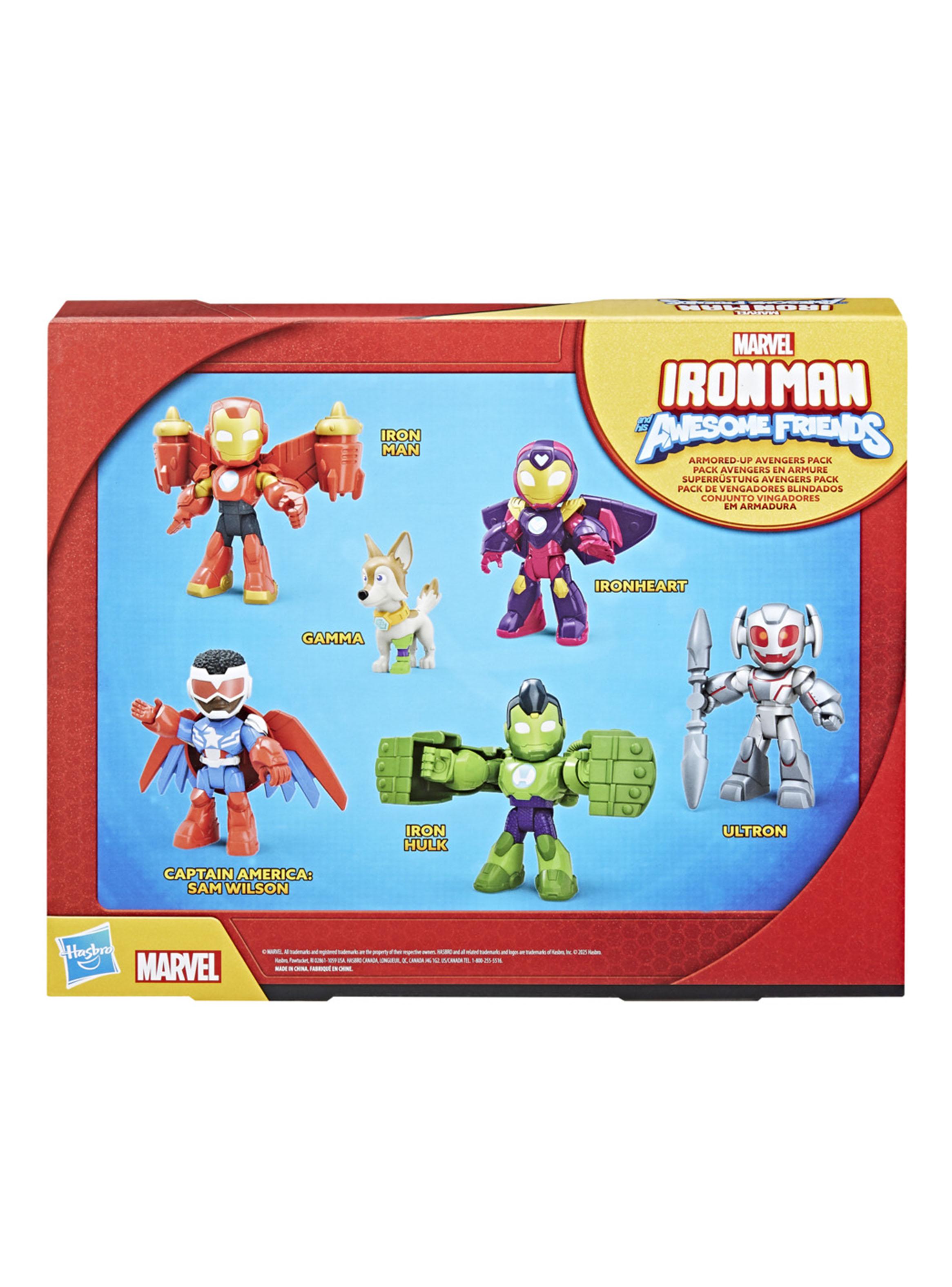 Figura de Acción Iron Man and His Awesome Friends Vengadores Blindados-3