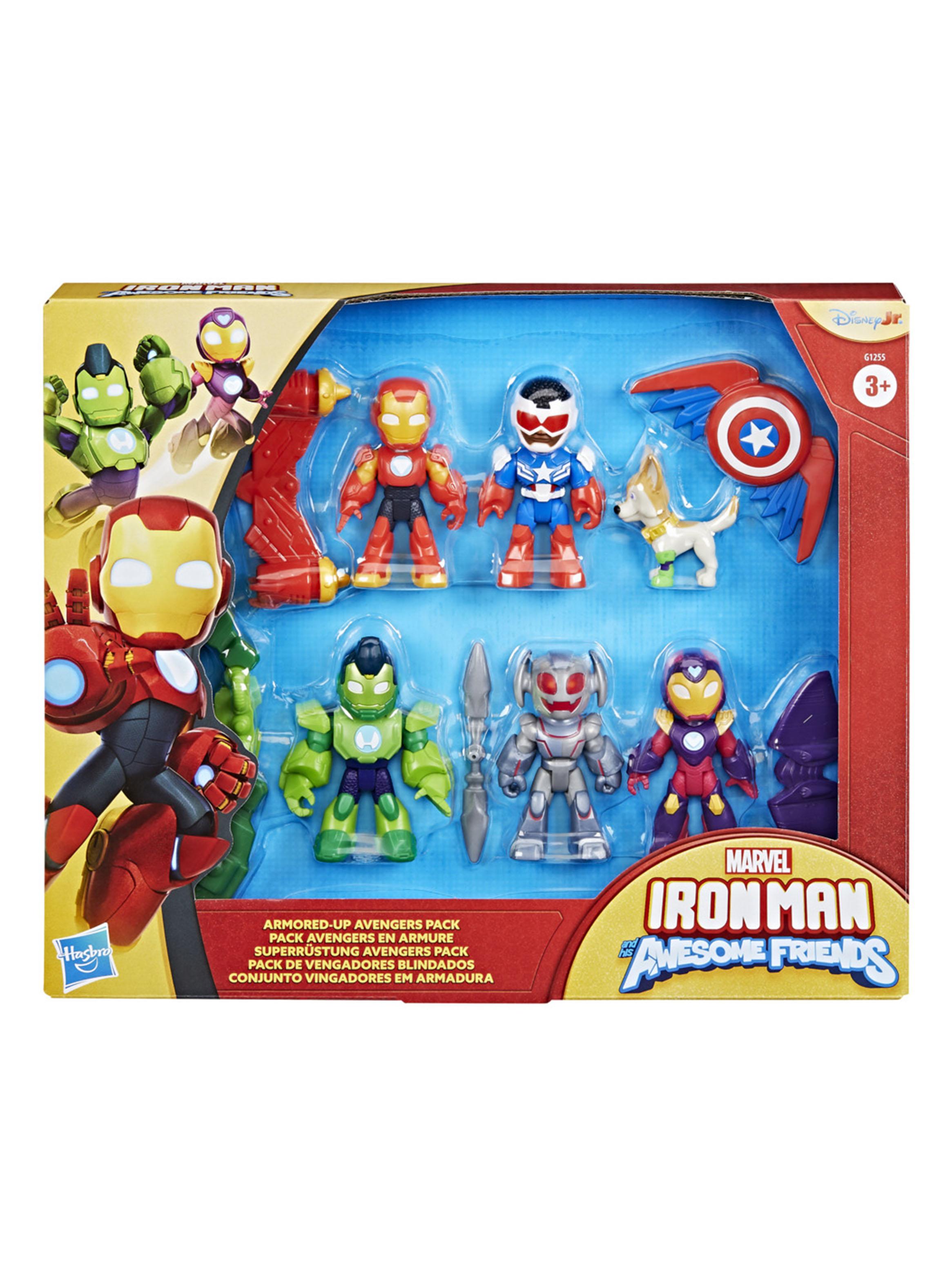 Figura de Acción Iron Man and His Awesome Friends Vengadores Blindados-2