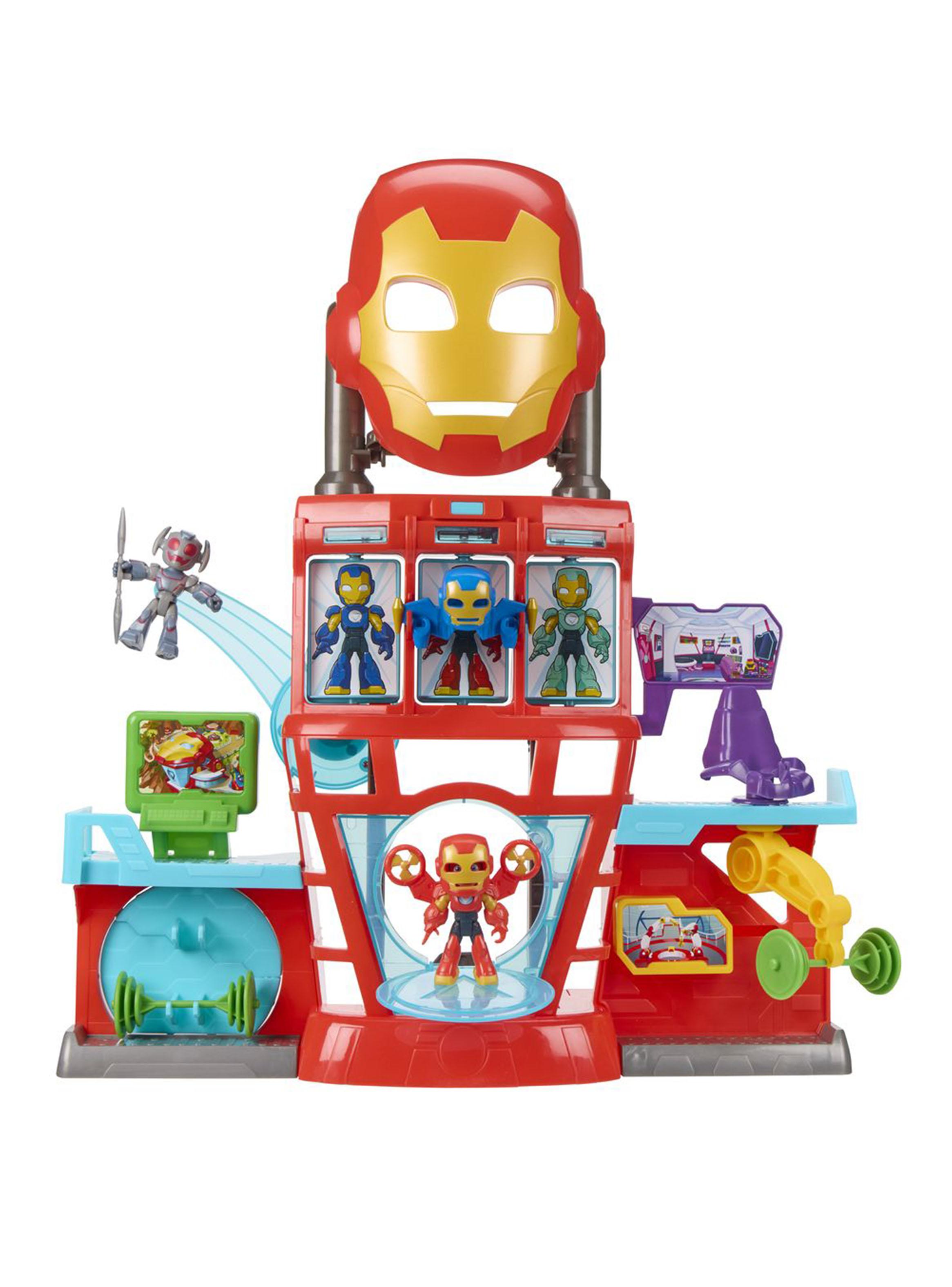 Figura de Acción Iron Man and His Awesome Friends Iron Cuartel General-2