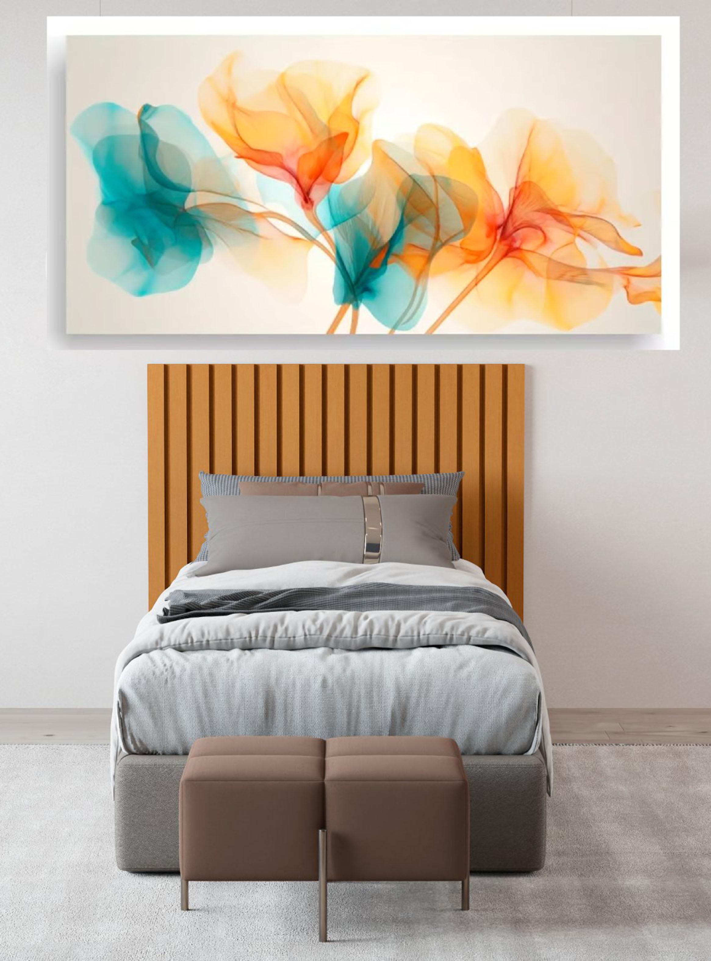 Respaldo de Cama Panel Single Caramelo-5