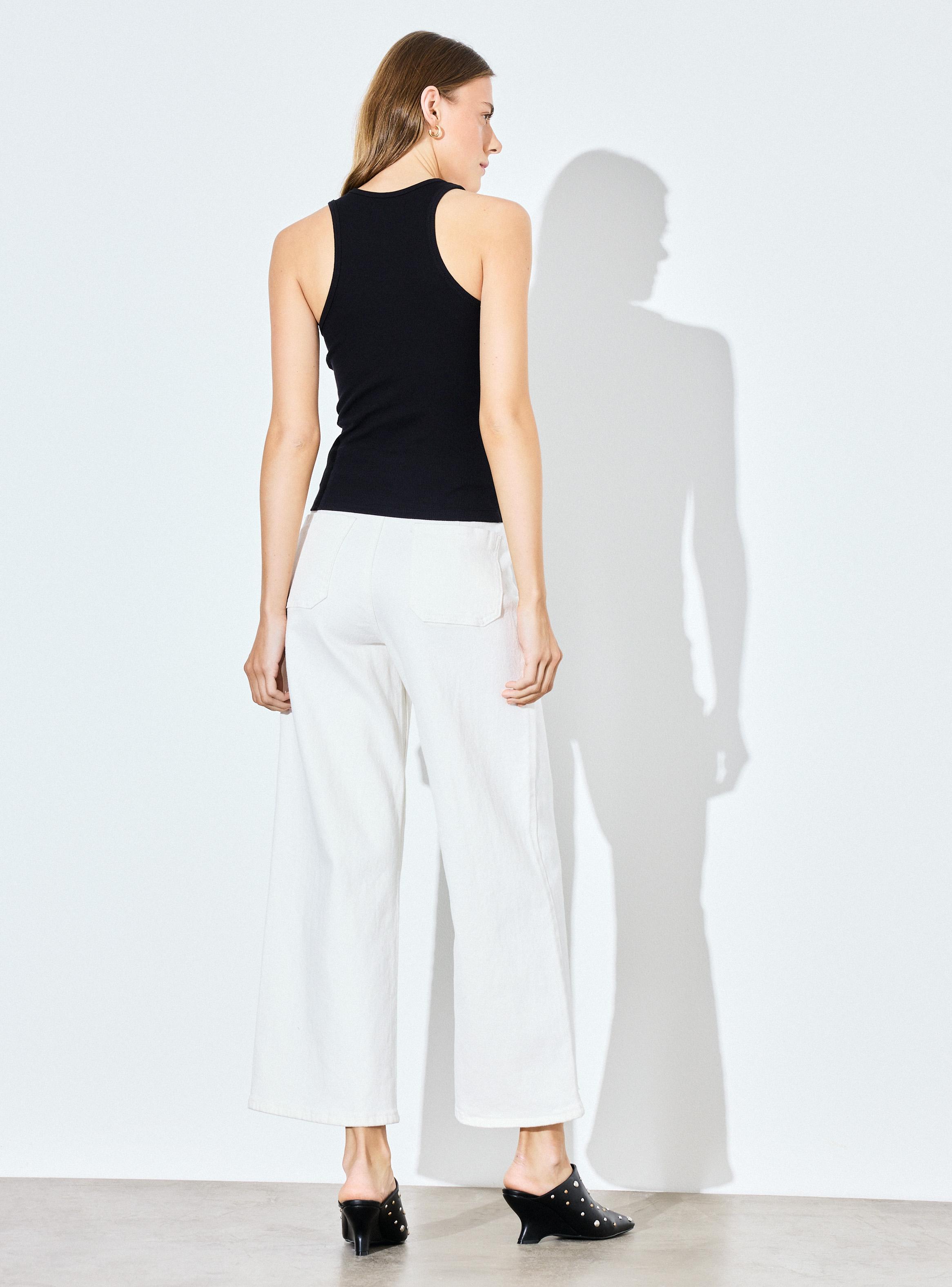 Polera Halter sin Mangas-5