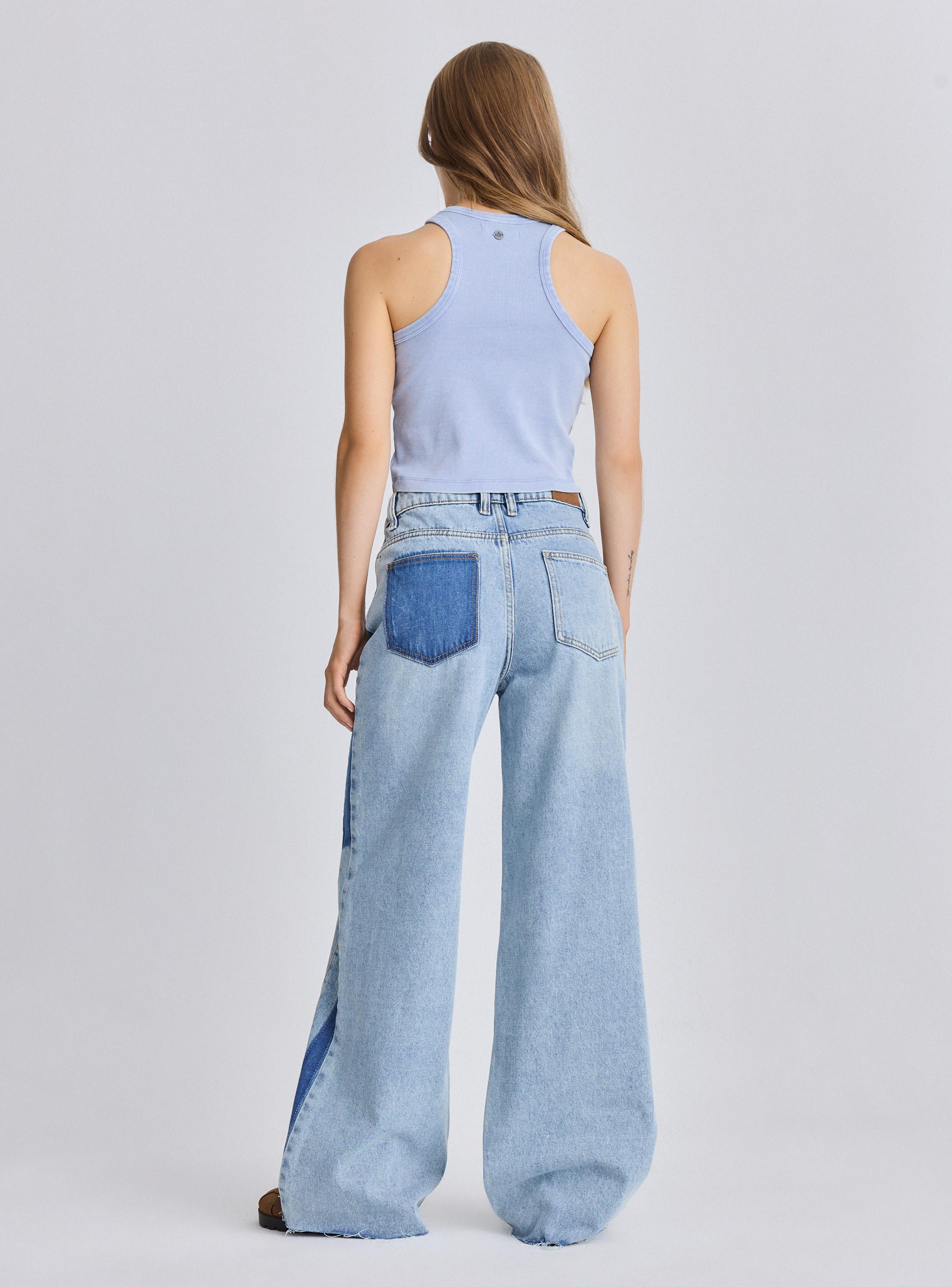 Jeans Bicolor Costados-5