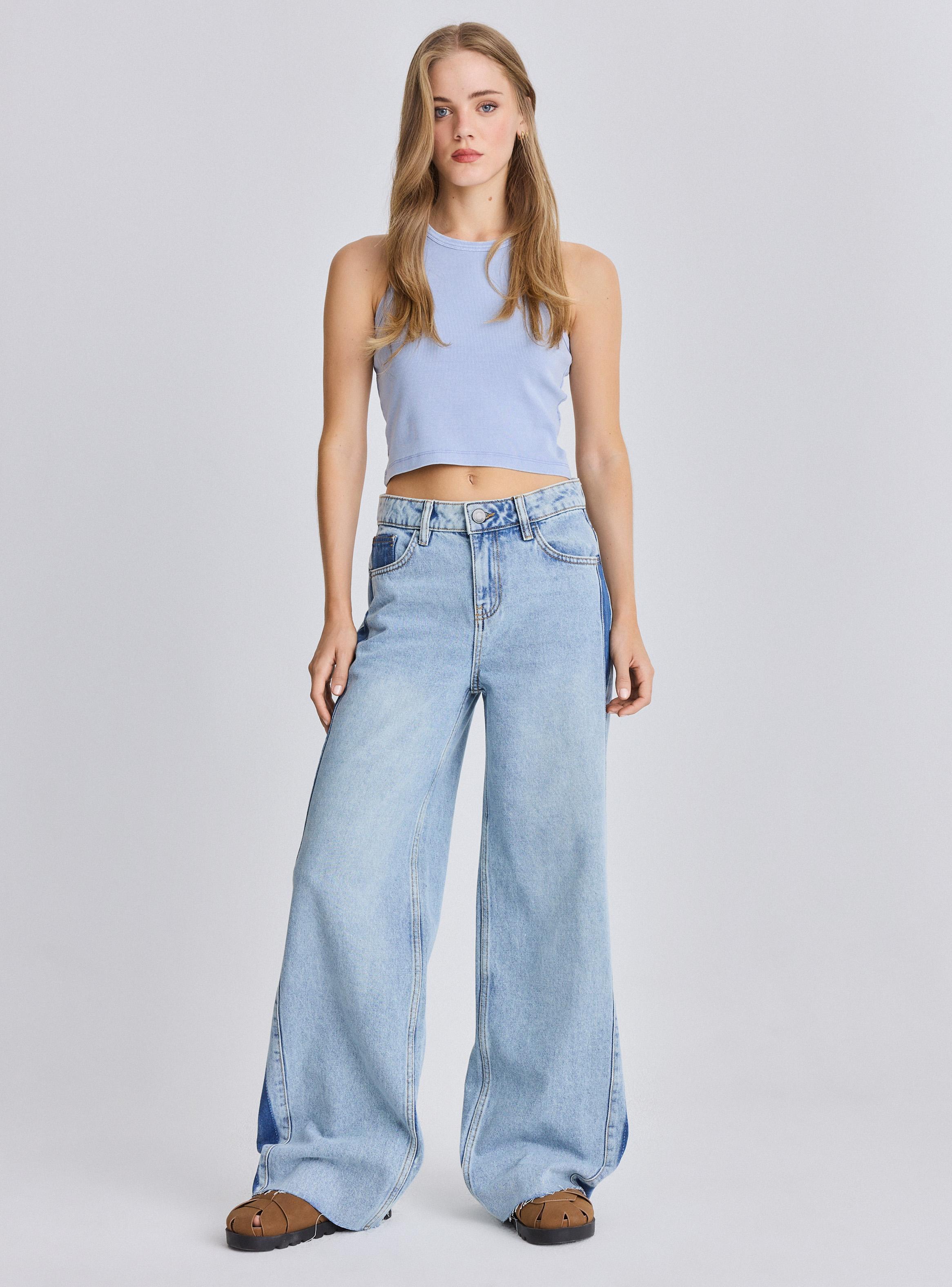 Jeans Bicolor Costados-4