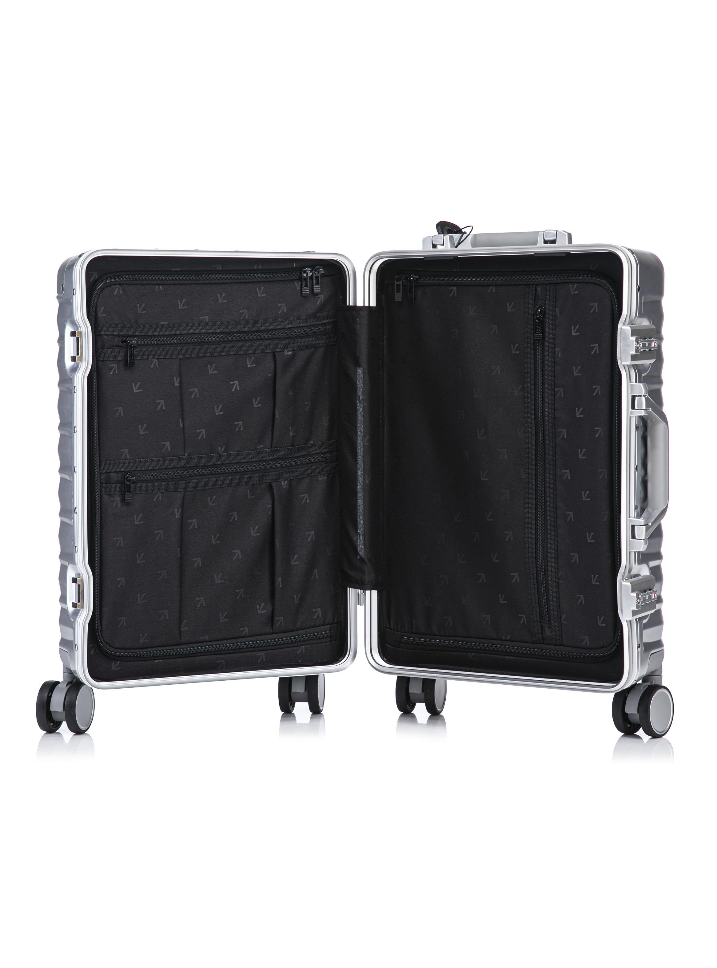 Maleta Cabina Marco Aluminio Doble 19''-5