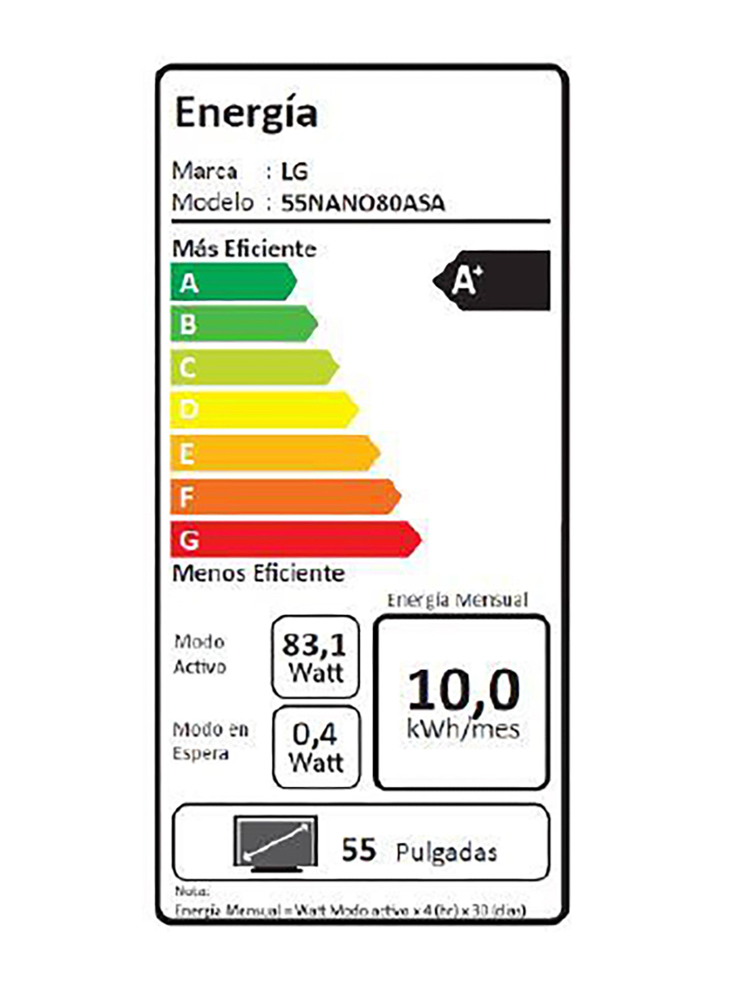 NanoCell Smart TV 55" 4K UHD 55NANO80ASA-9