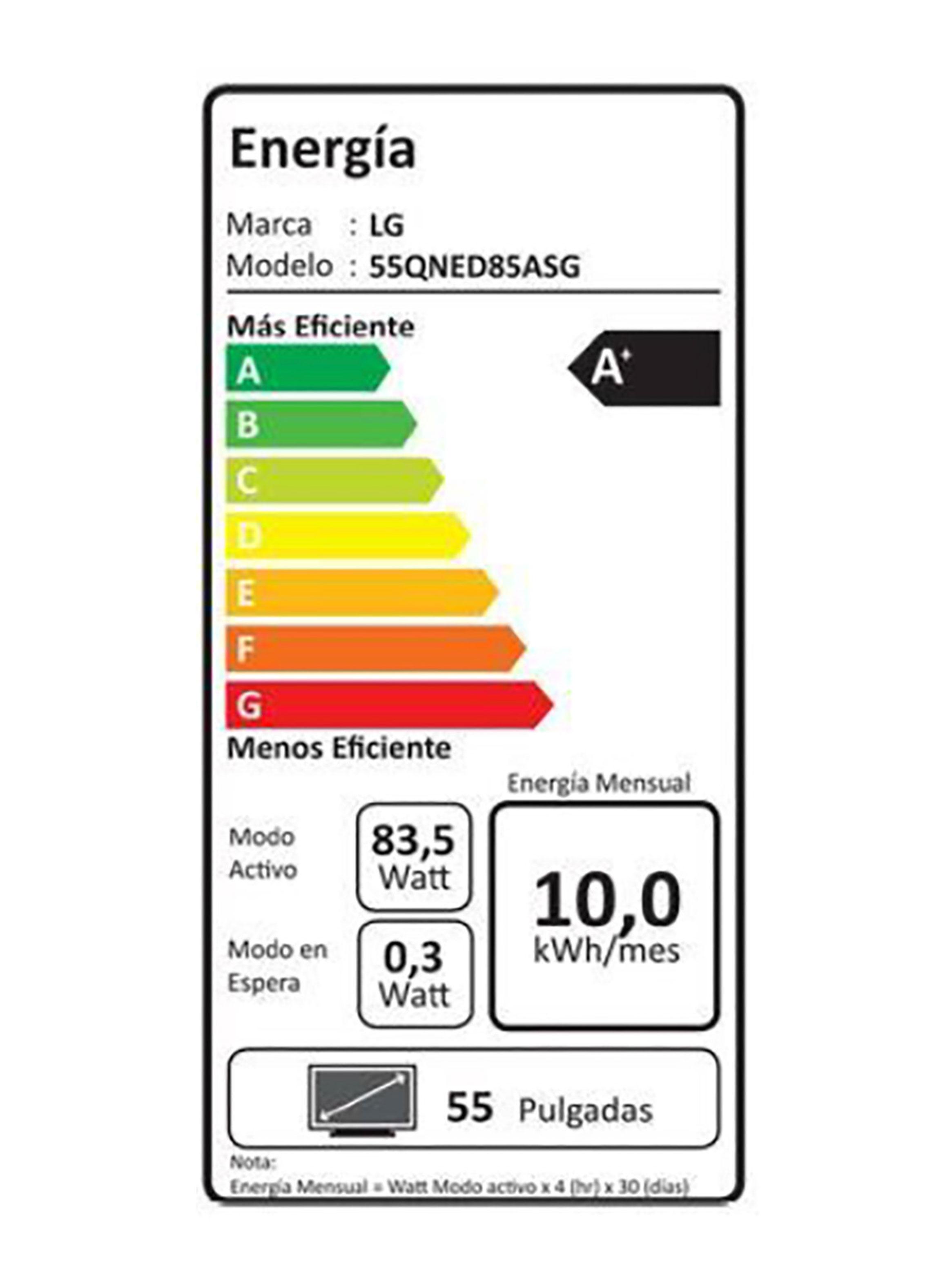 QNED Smart TV 55" 4K UHD 55QNED85ASG-10