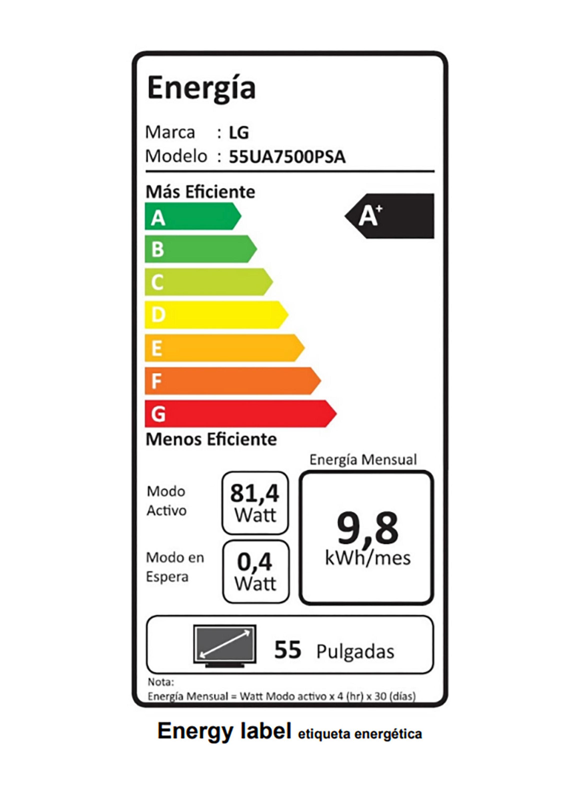 LED Smart TV 55" 4K UHD 55UA7500PSA-8