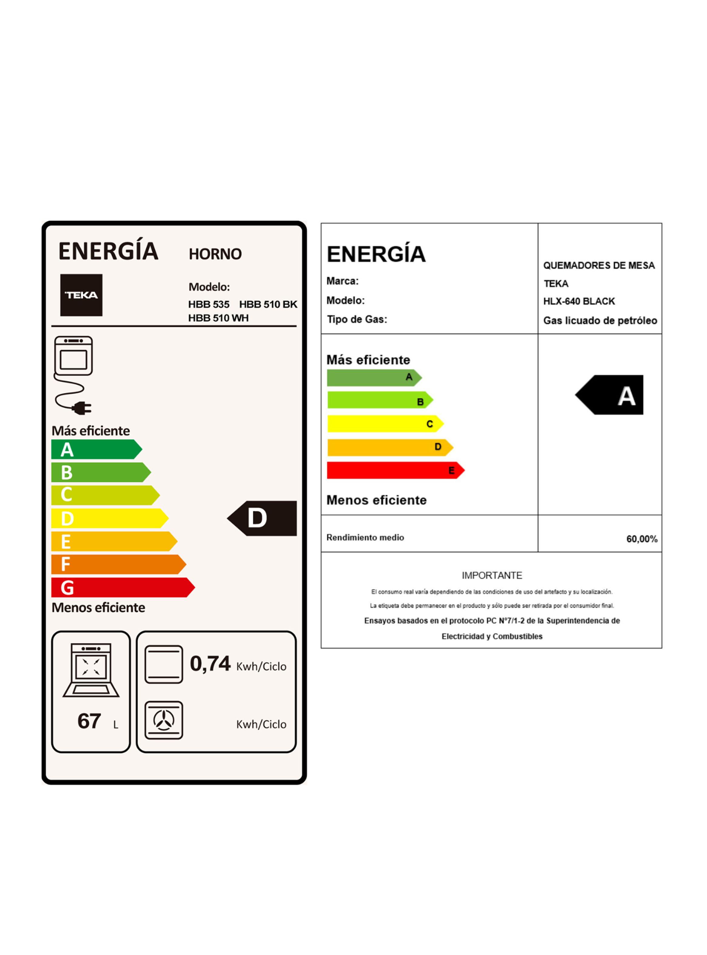 Kit Emporable Horno HBB510 + Encimera HLX640BK + Campana DBB60 BK-5