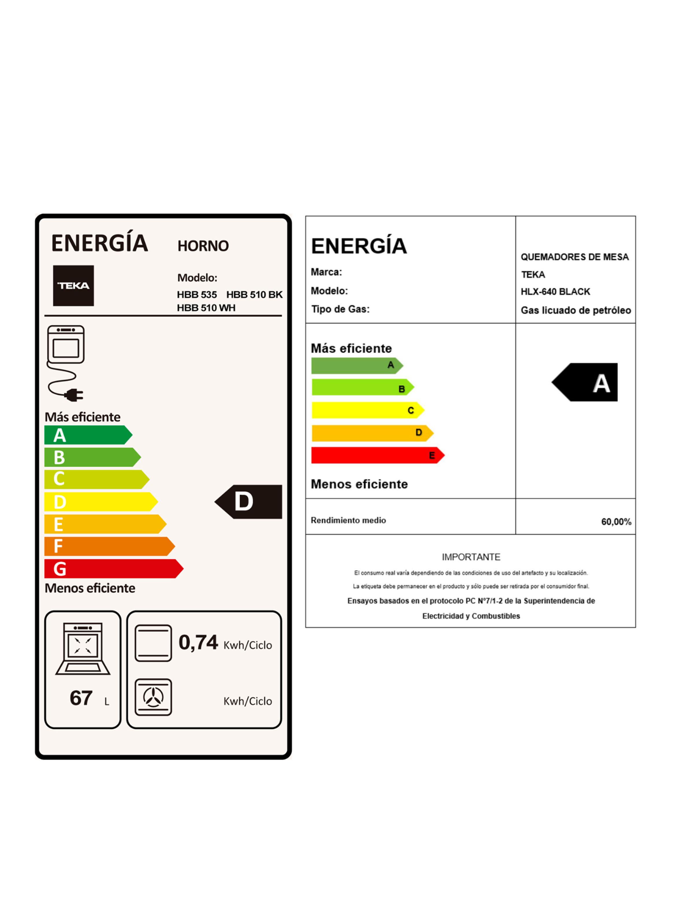 Kit Emporable Horno HBB510 + Encimera HLX640BK + Campana TL6310BK-5
