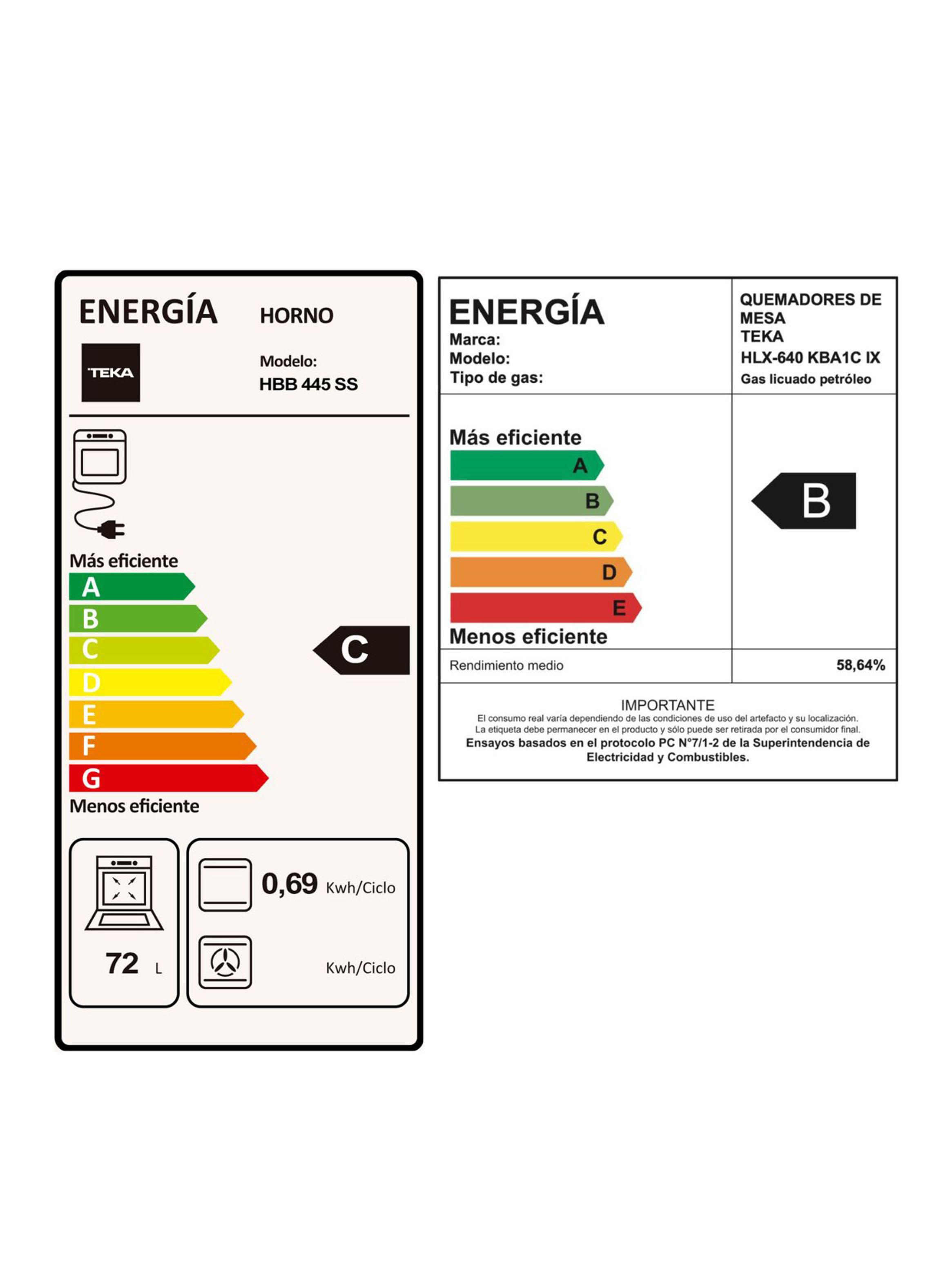 Kit Emporable Horno HBB445 + Encimera HLX640INOX + Campana CX62120INOX-5