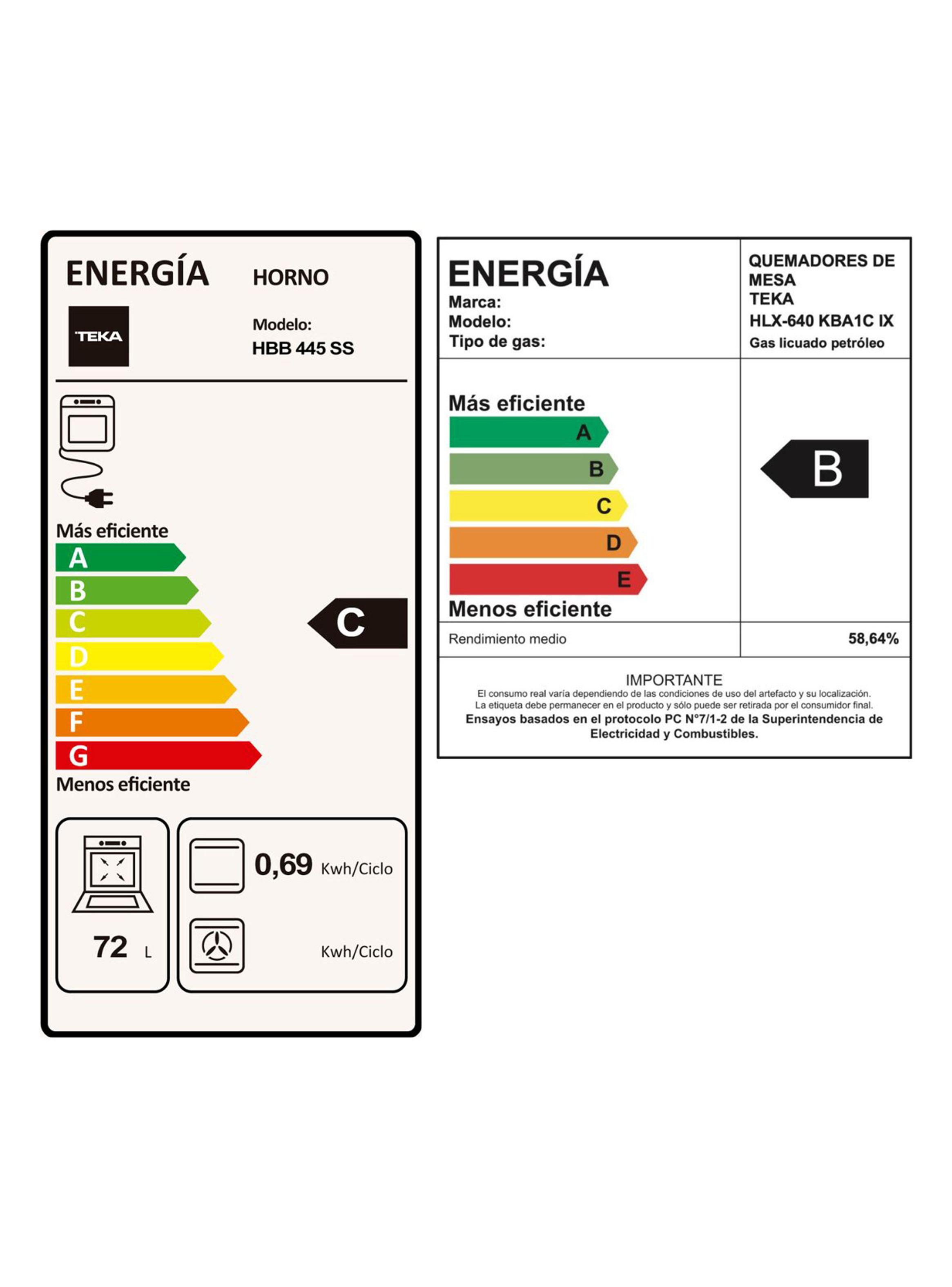 Kit Emporable Horno HBB445 + Encimera HLX640INOX + Campana DBB60INOX-4