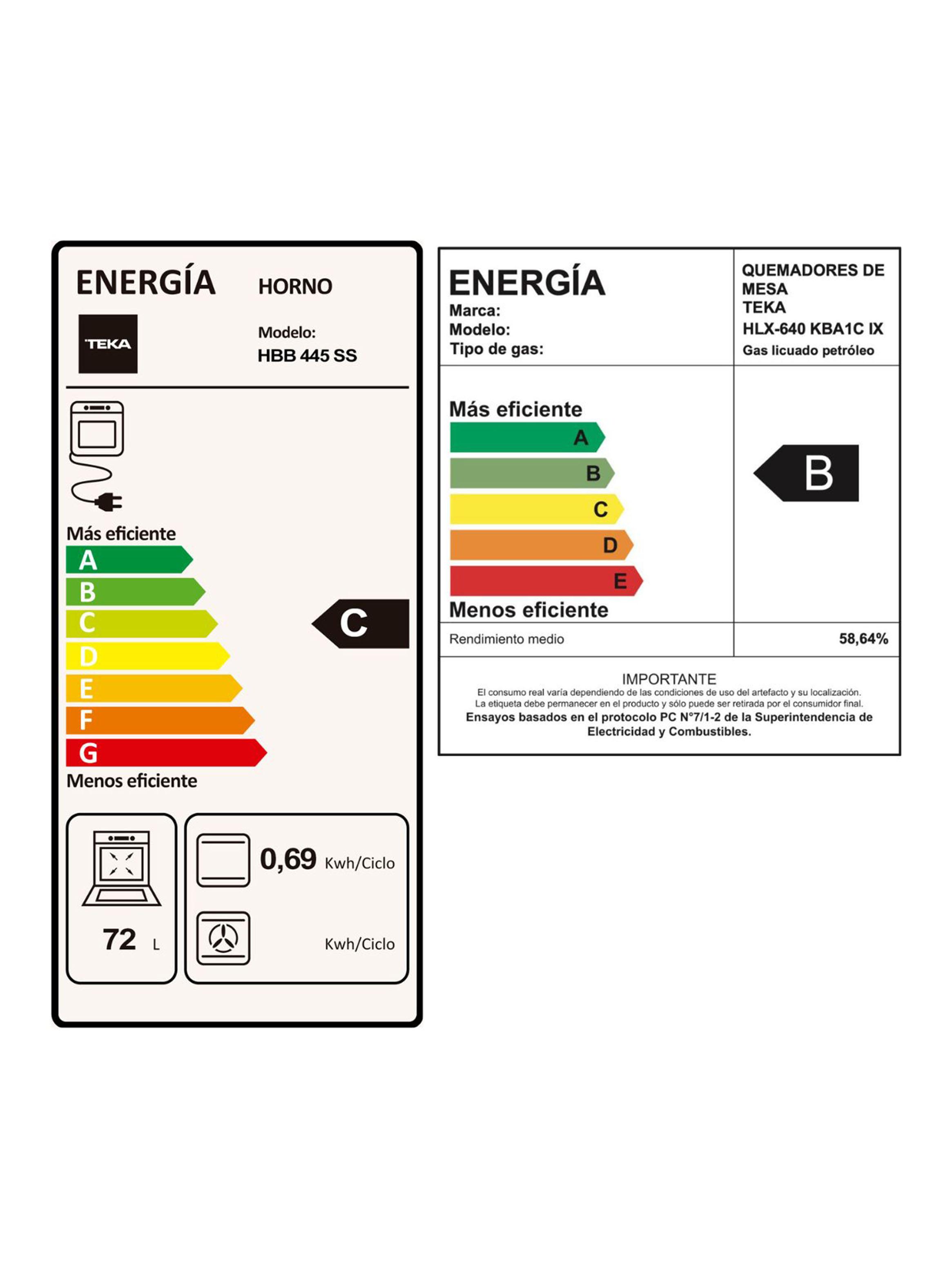 Kit Emporable Horno HBB445 + Encimera HLX640 INOX + Campana TL6310 INOX-5