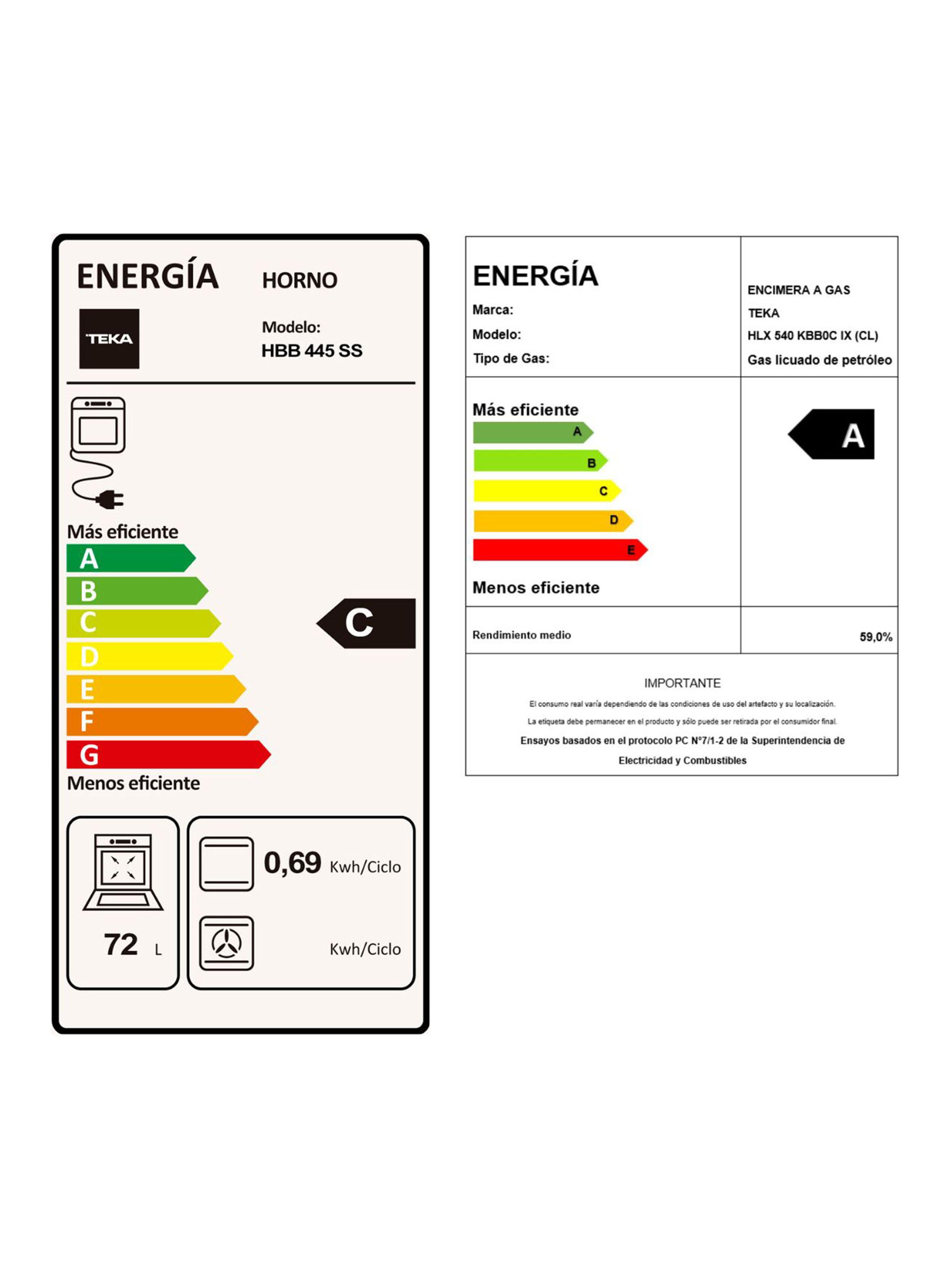 Kit Emporable Horno HBB445 + Encimera HLX540BUT + Campana DBB60INOX-5