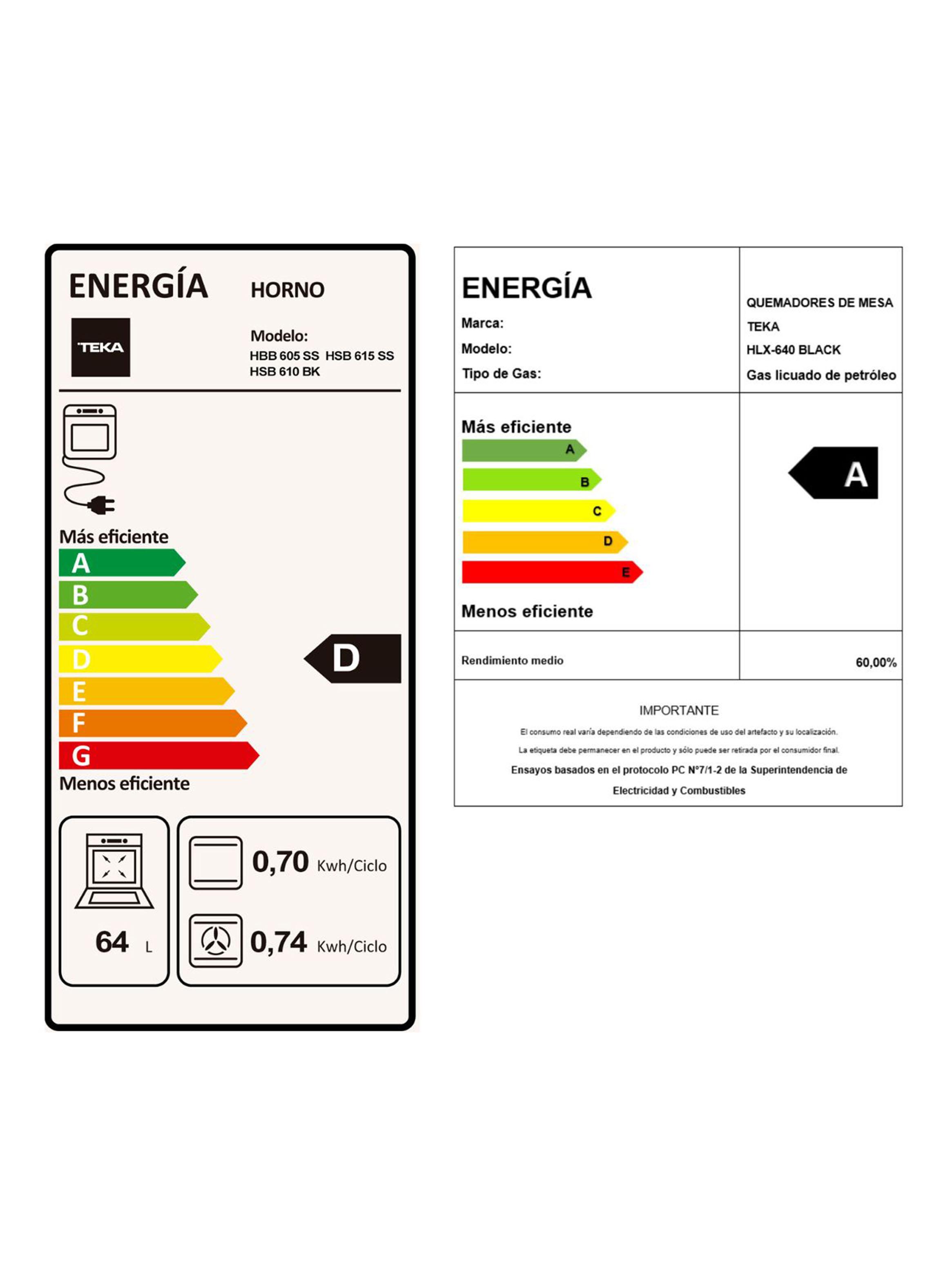 Kit Emporable Horno HSB 610 + Encimera  HLX 640 BK-5