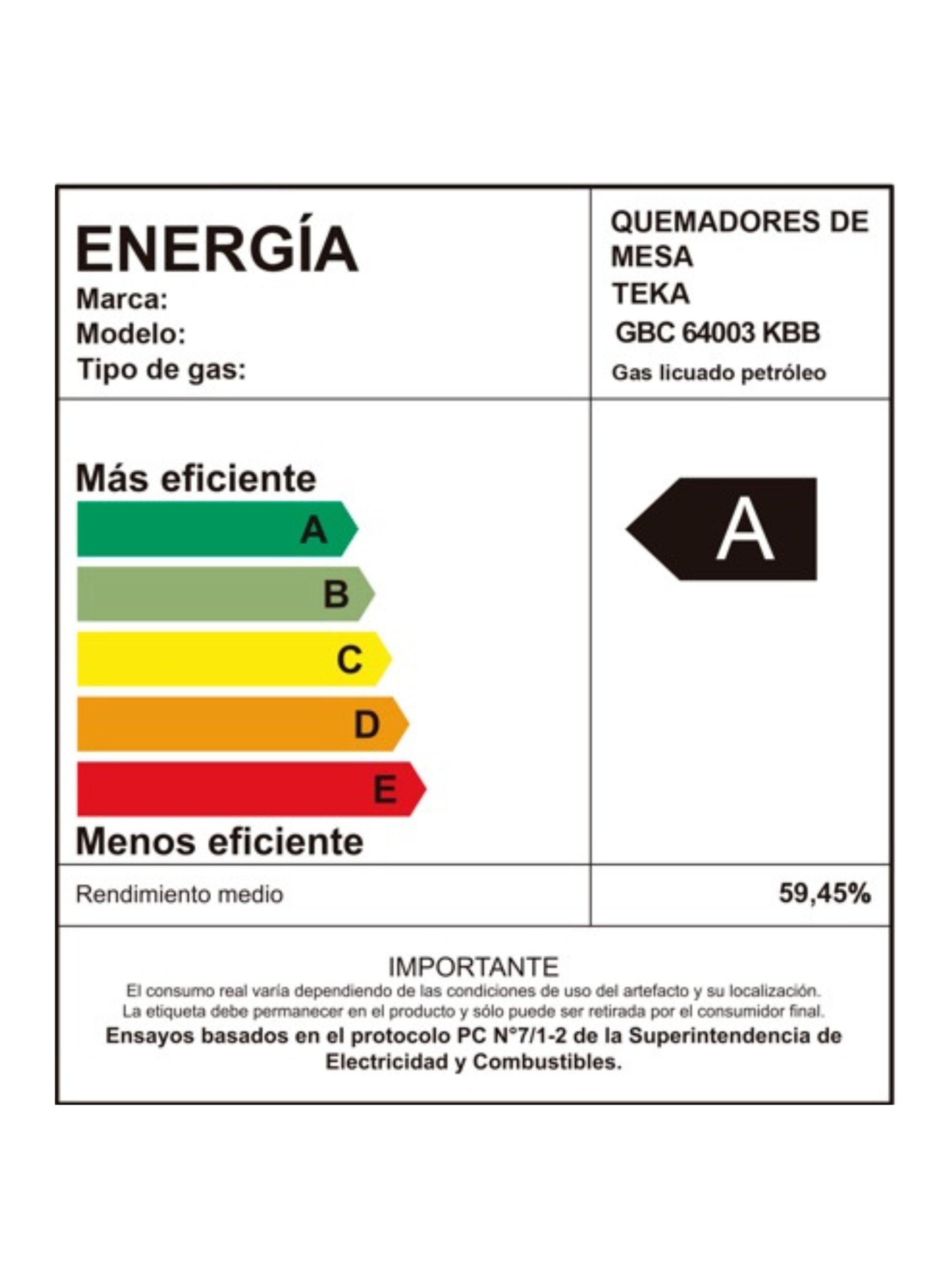 Kit Empotrable Encimera GBC 64003BUT + Campana DBB 60BK-5