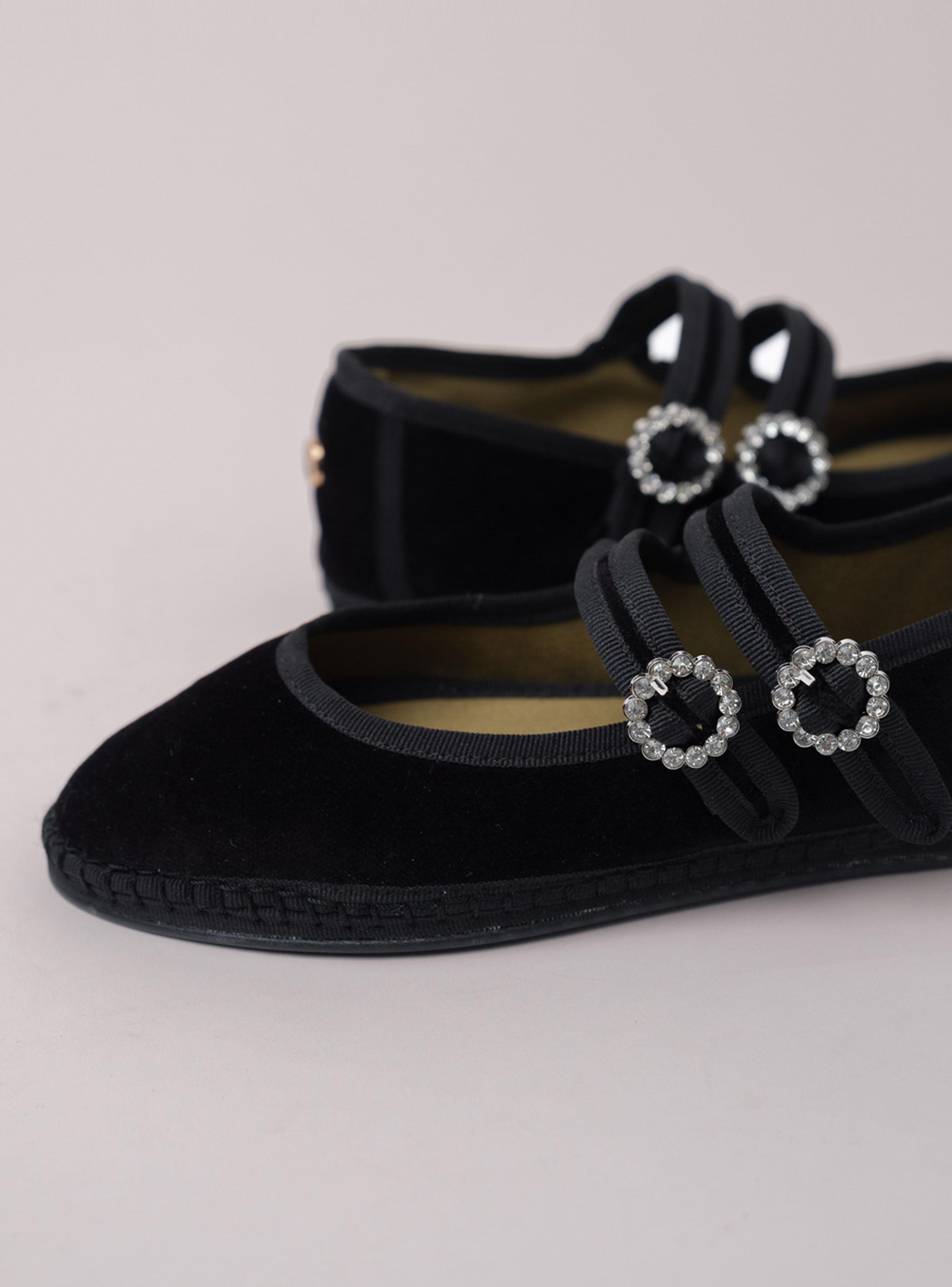 Ballerina Double Lace Onix Mujer-2