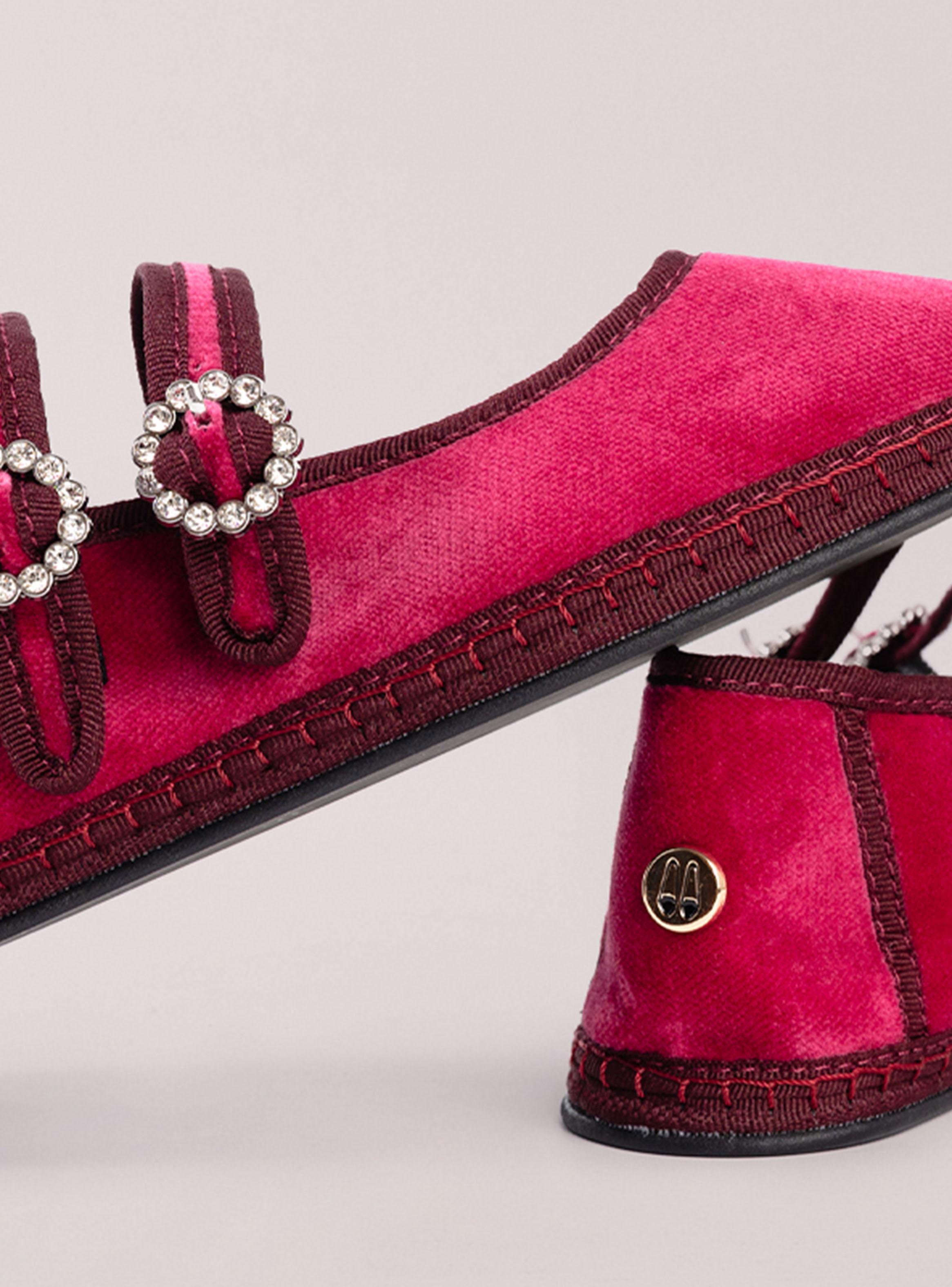 Ballerina Double Lace Berry Mujer-2