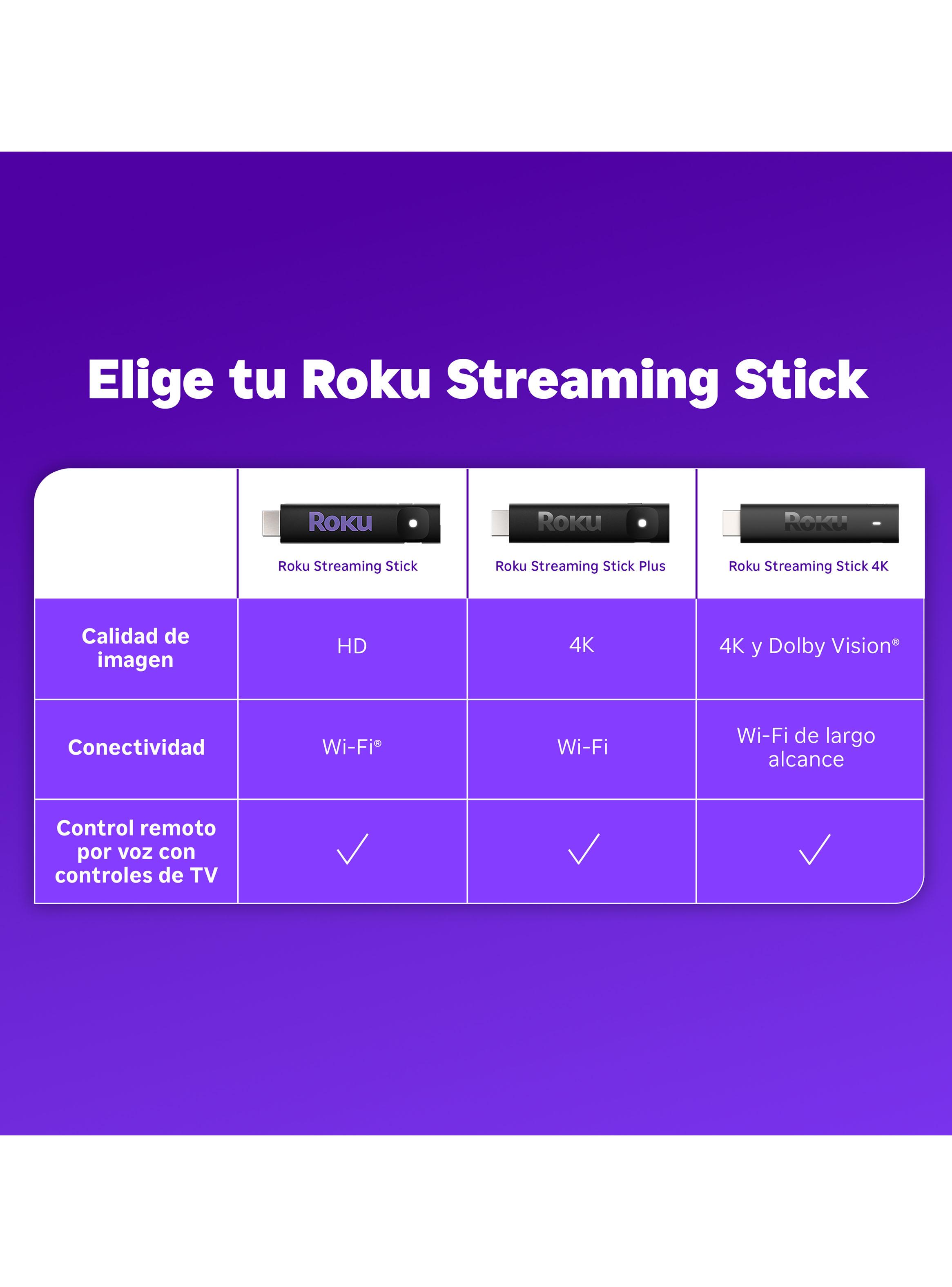 Roku Streaming Stick Plus 2025 - Dispositivo de streaming 4K y HDR para TV-3