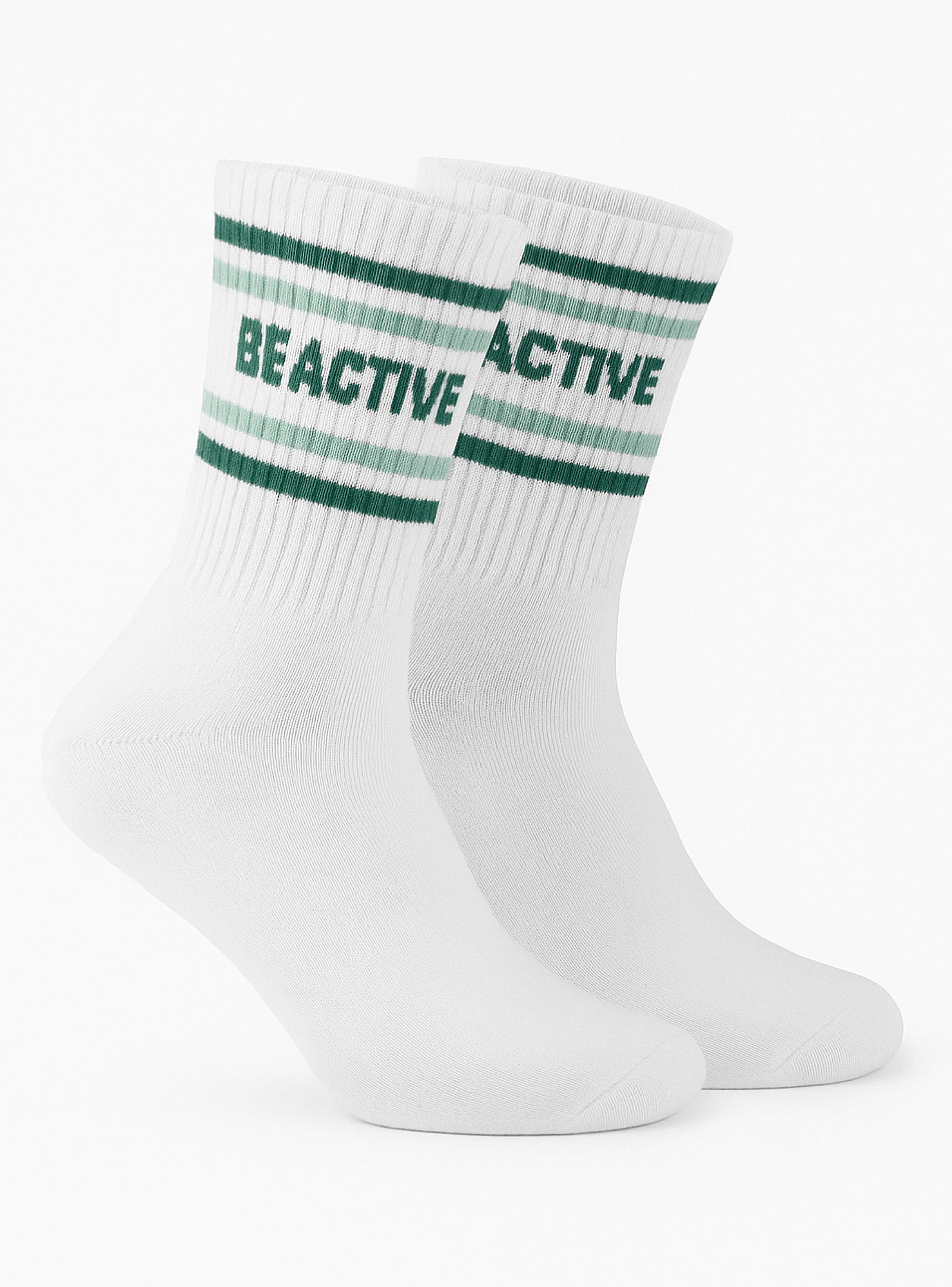 Tripack Calcetín Estilo Retro con Rayas-3