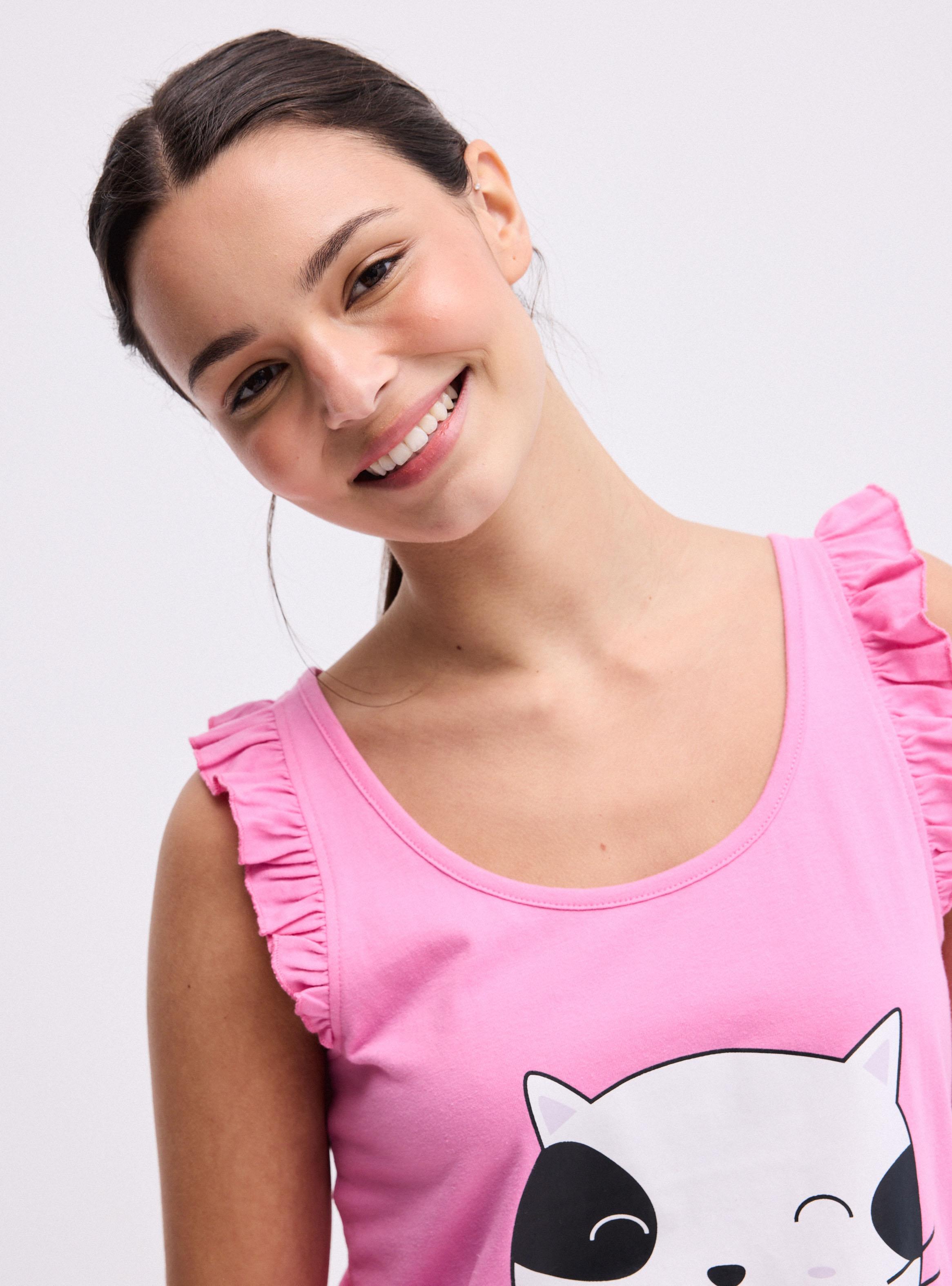 Polera Pijama sin Manga Estampado Ármalo a tu Pinta-2