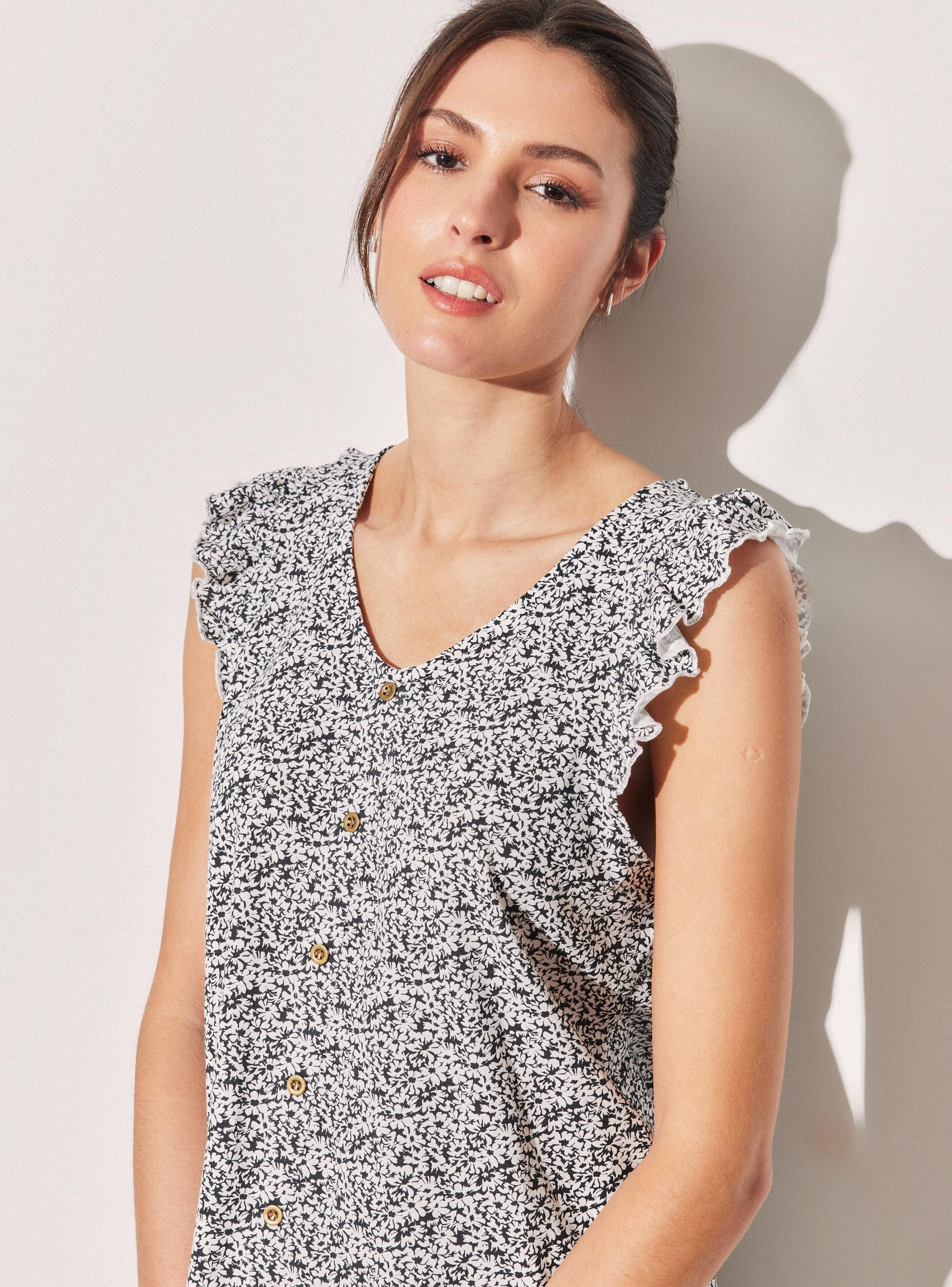 Pijama Full Estampado sin Manga-2