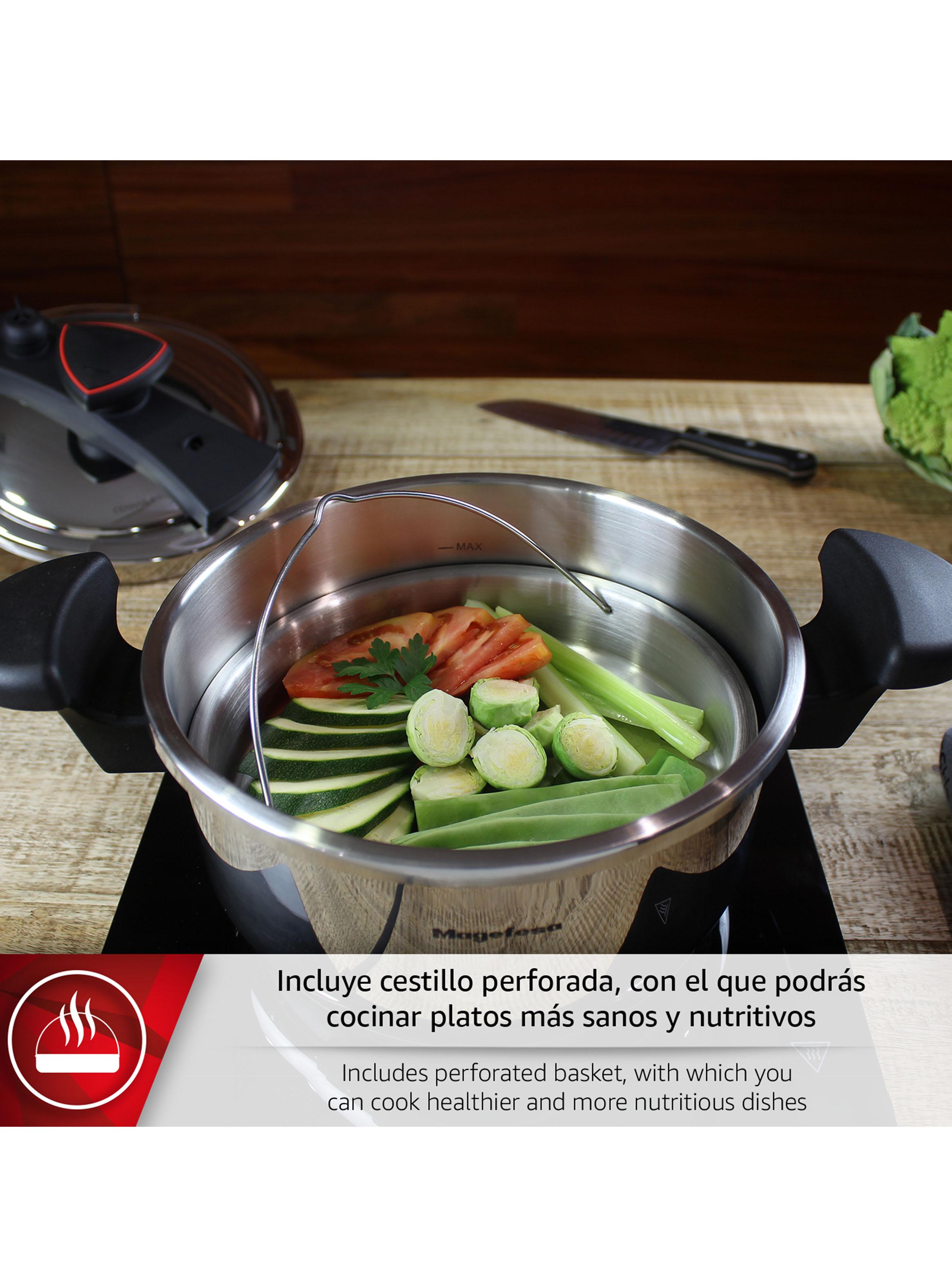 Olla a Presión Astra 6 Litros Acero Inoxidable-4