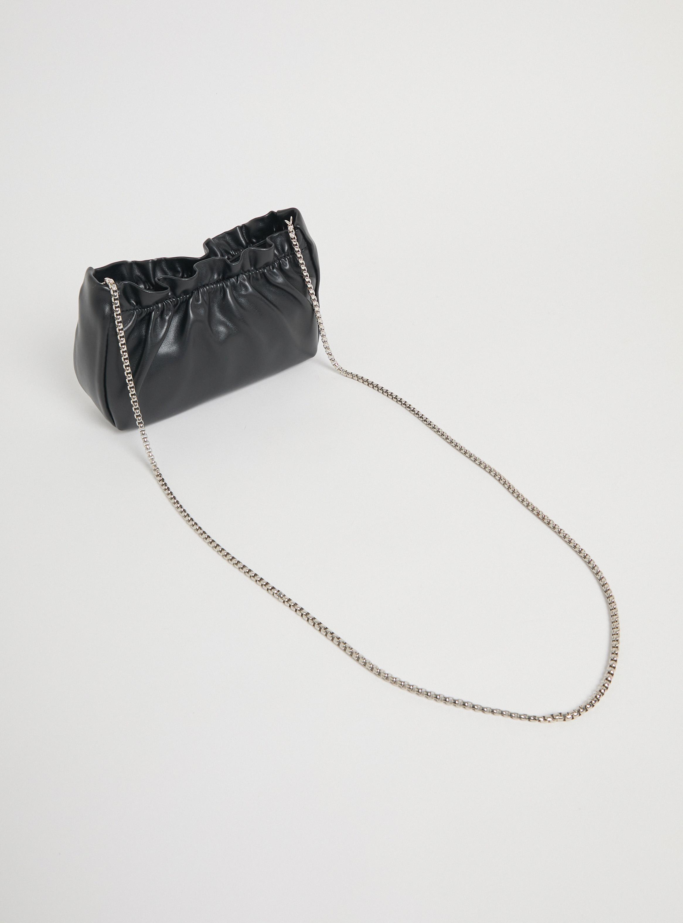 Cartera Crossbody Efecto Metalizado con Cadena-2