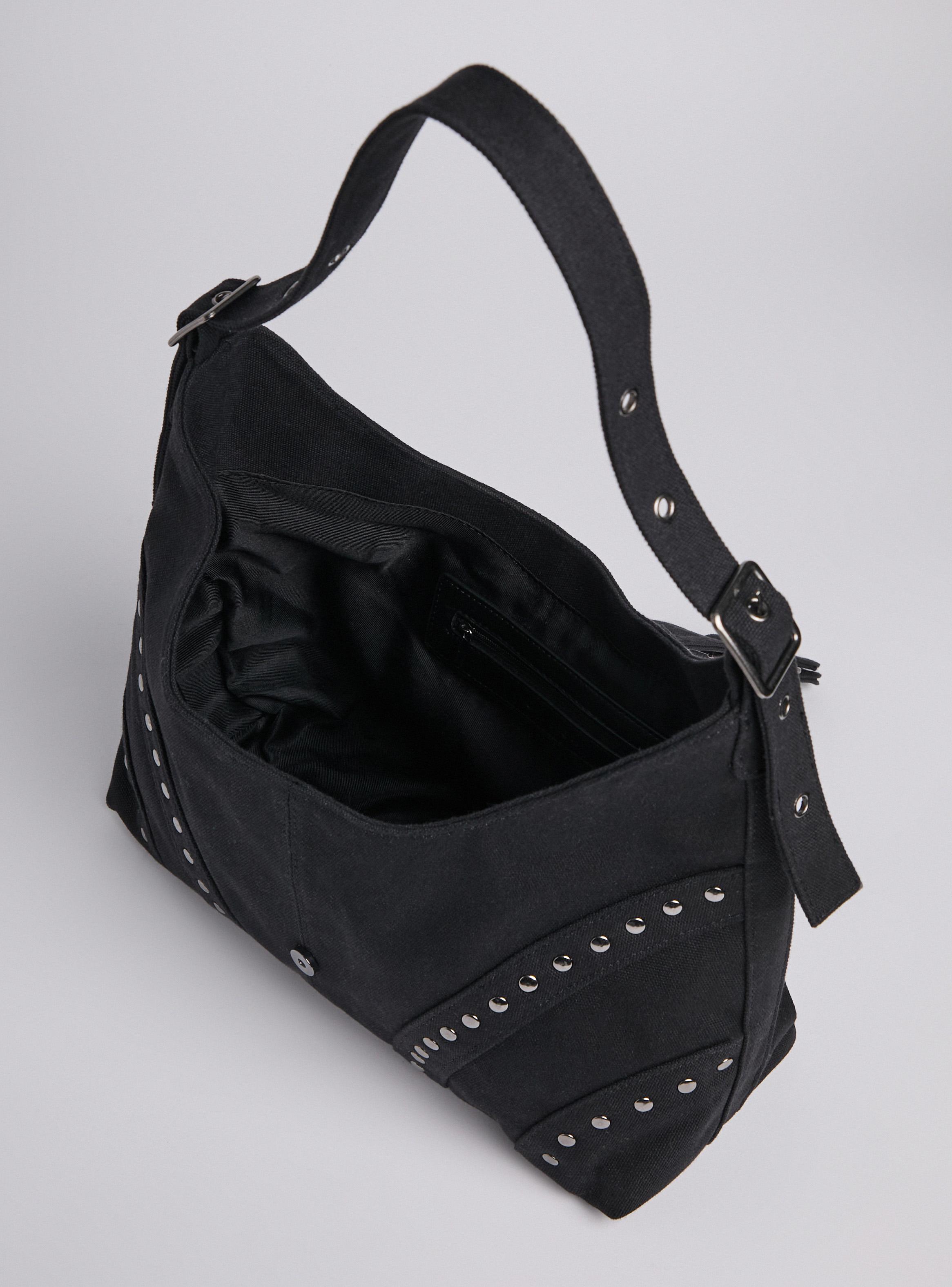 Cartera Hobbo Canvas y Tachas-3