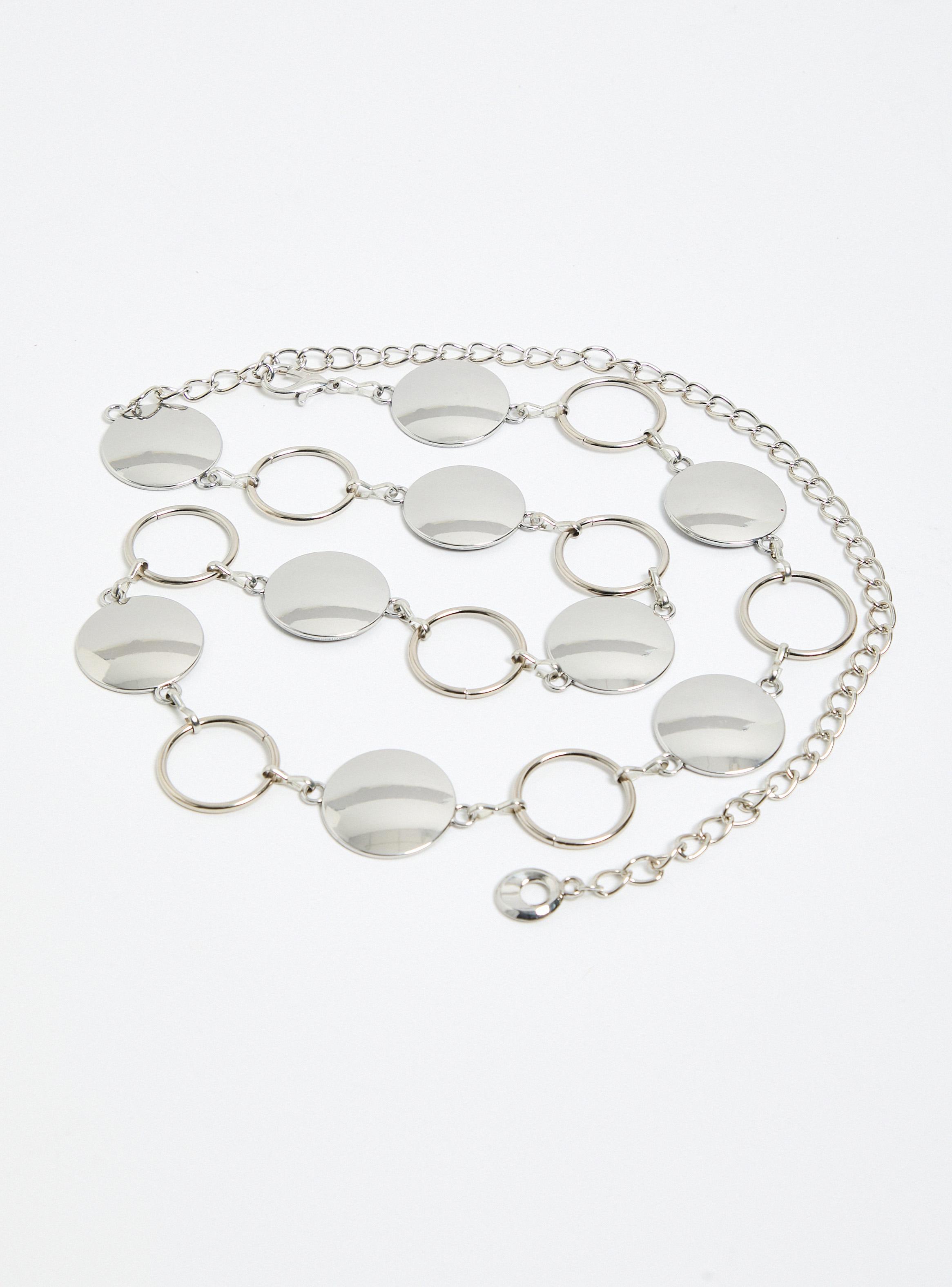 Cinturón Cadena de Metal-0