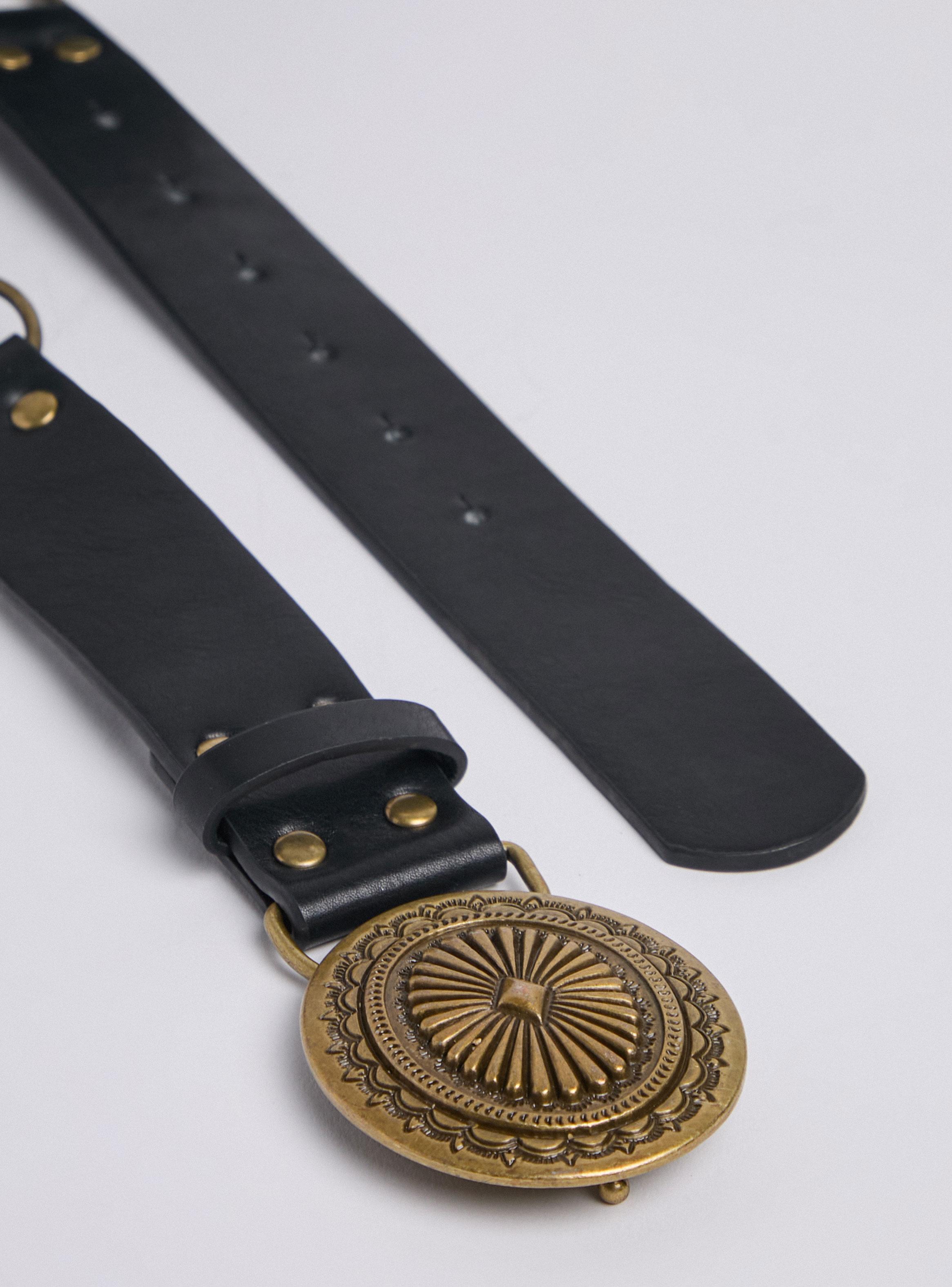 Cinturón Eslabones Boho Cuero Sintético-2