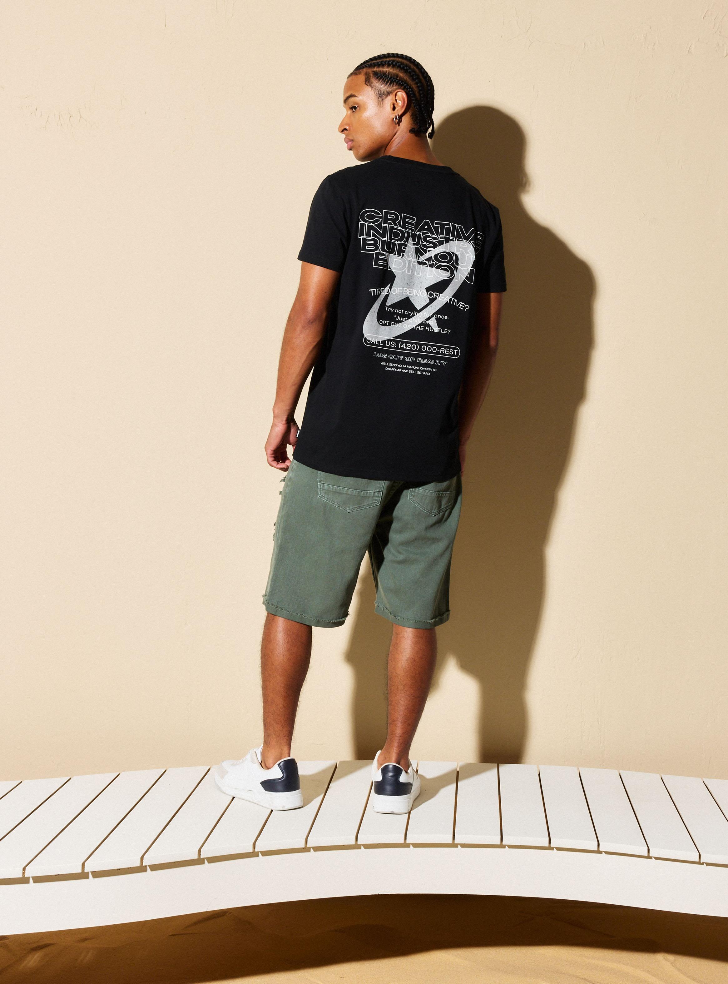 Short Roturas Denim Color-5