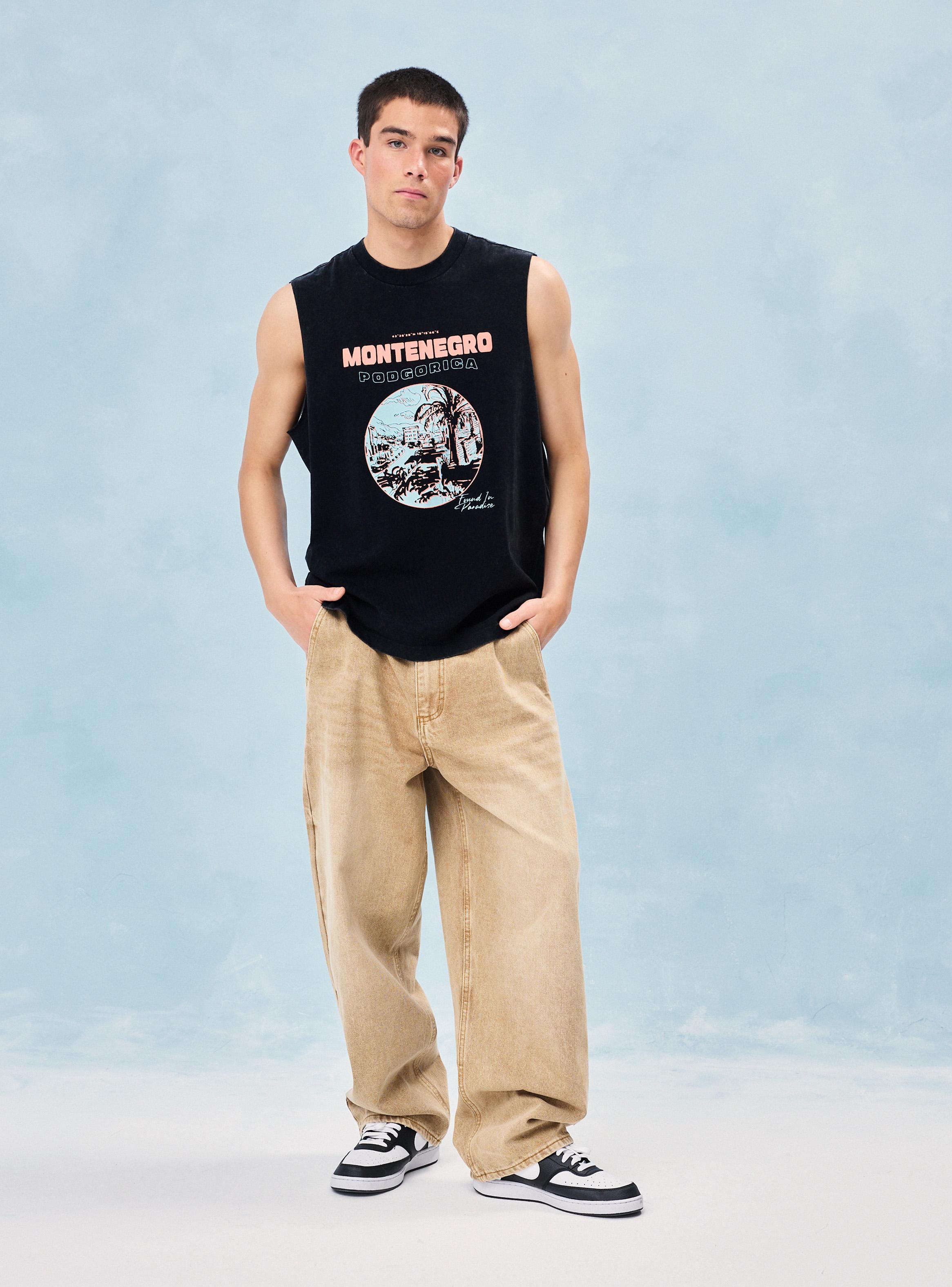 Polera Tank Print Espalda-4