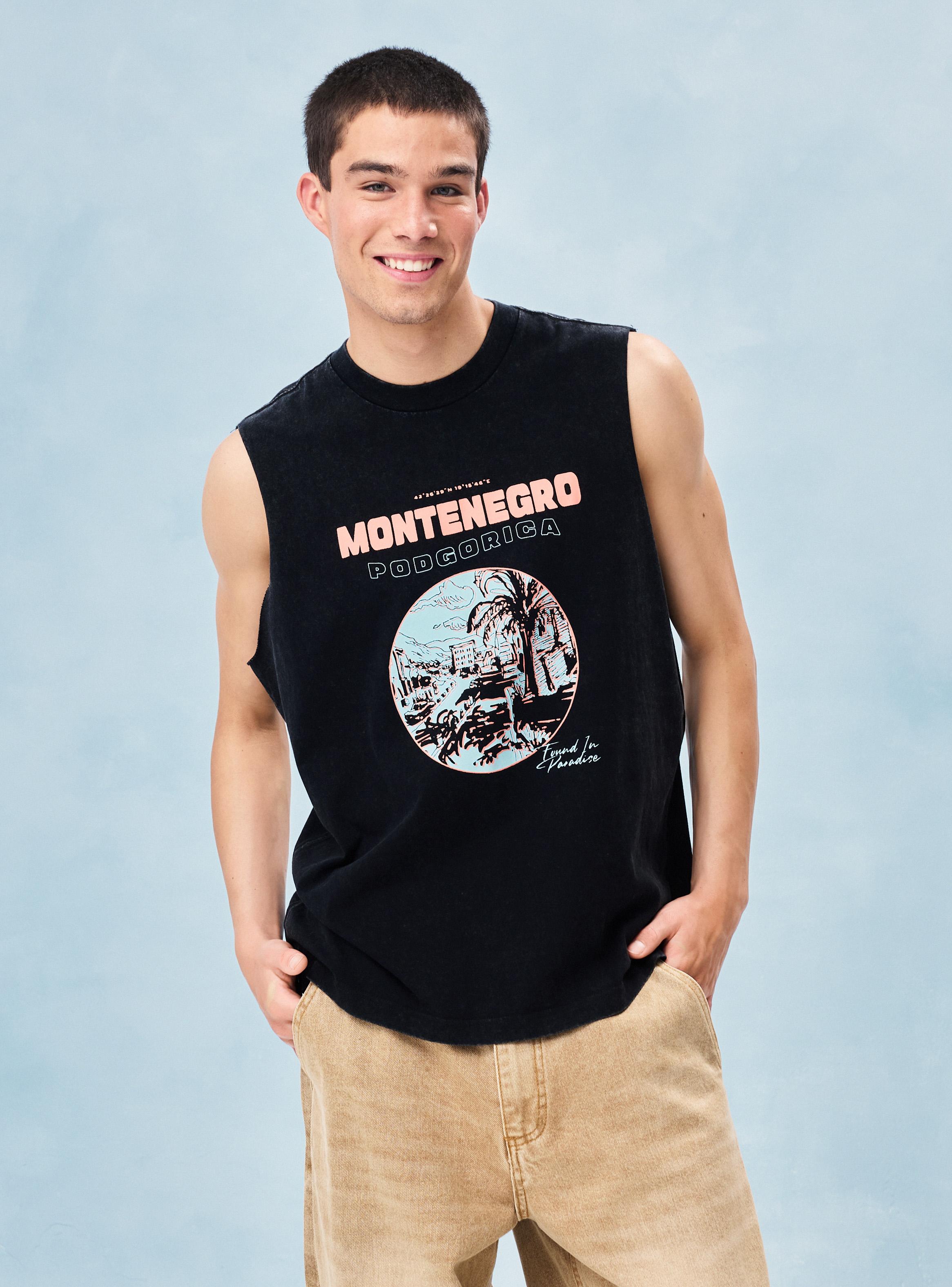 Polera Tank Print Espalda-0