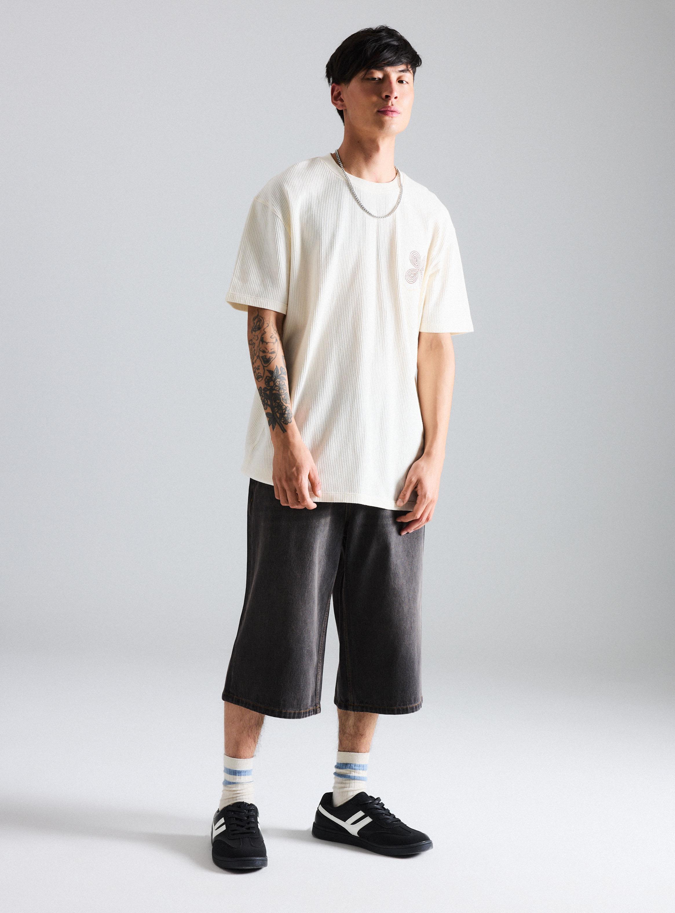 Polera Manga Corta Regular Fit Textura-4