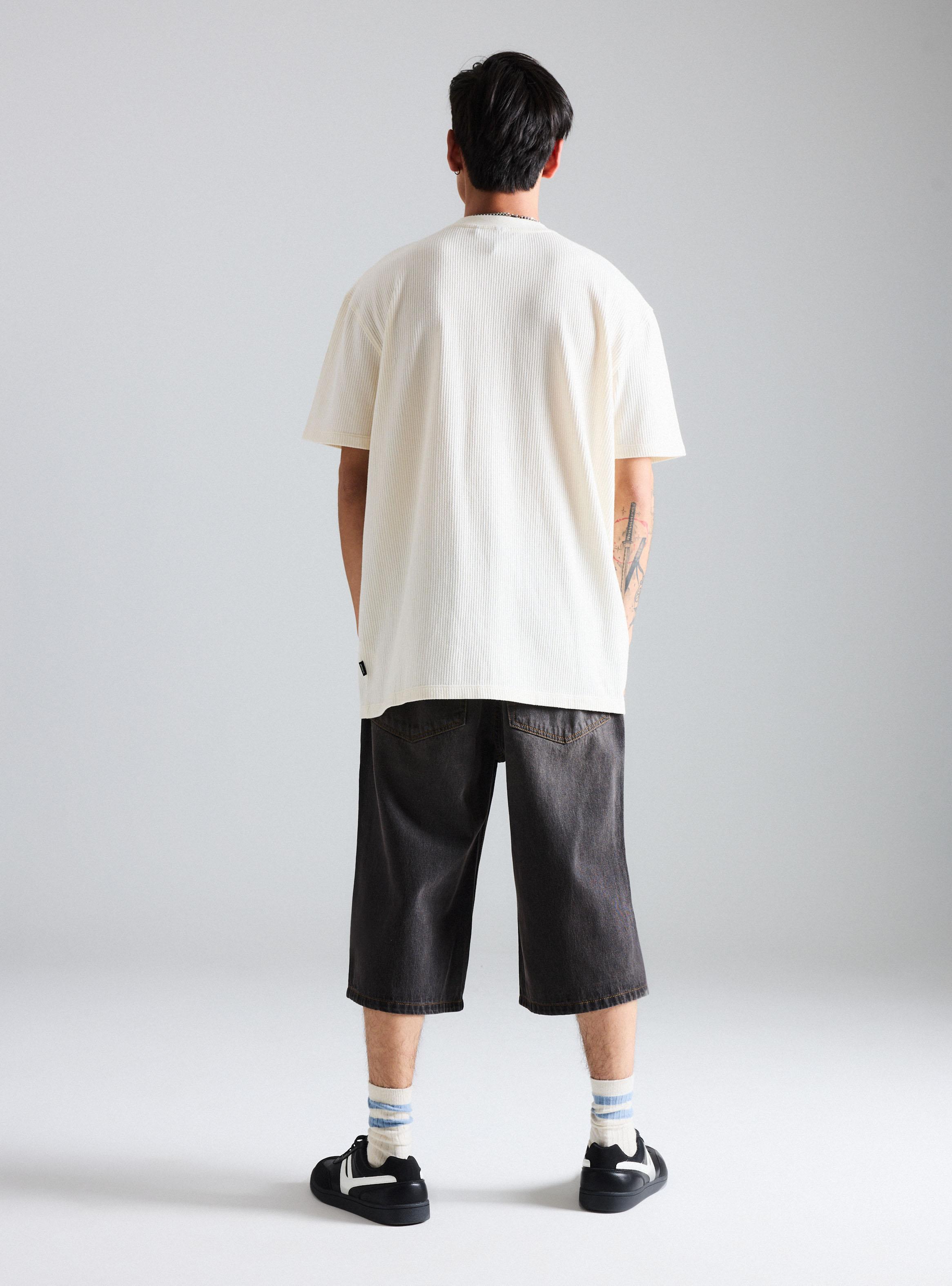 Polera Manga Corta Regular Fit Textura-5