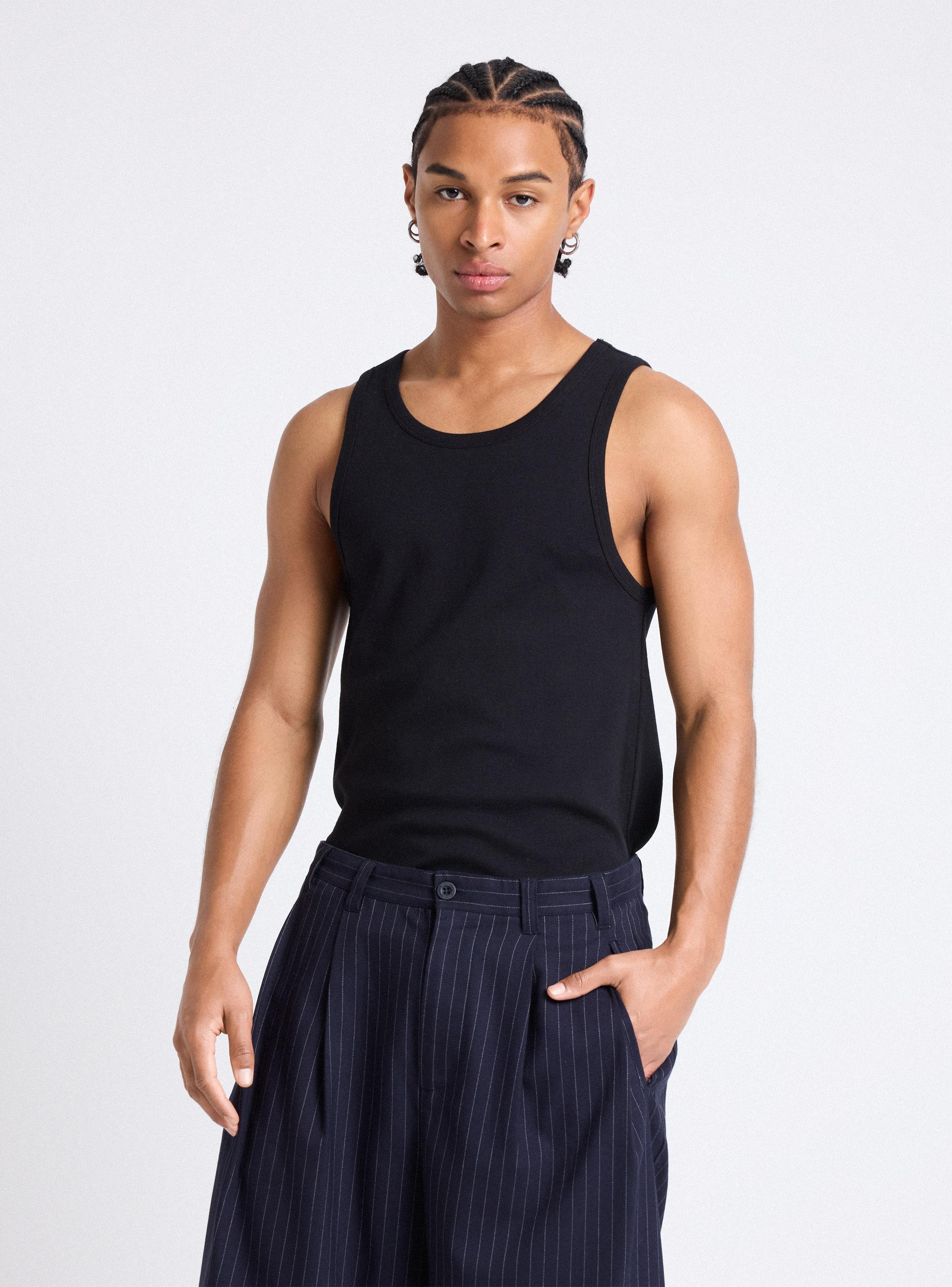 Polera Tack Rib Fit-0