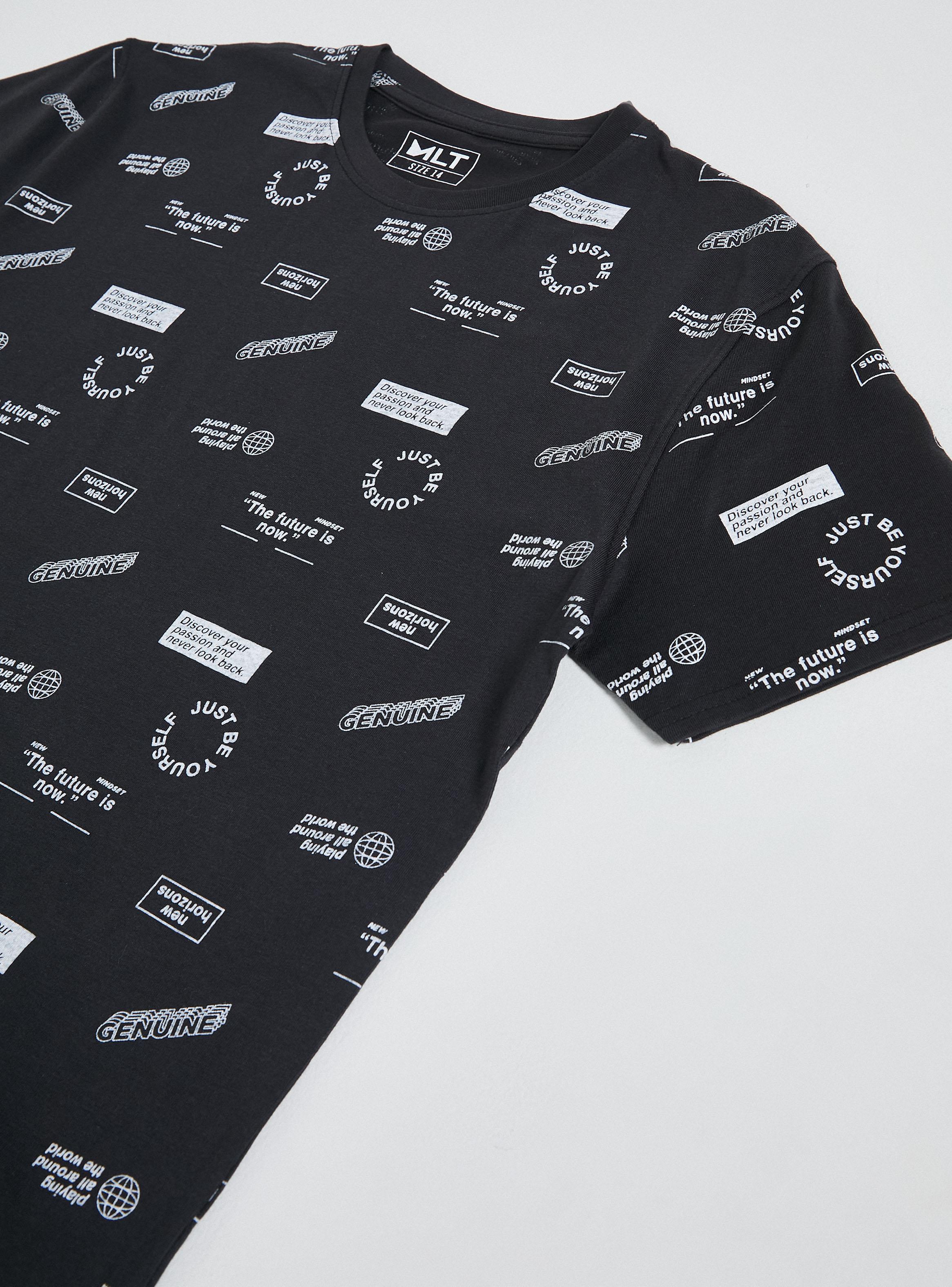 Polera Básica Diseño Full Print Niño-3