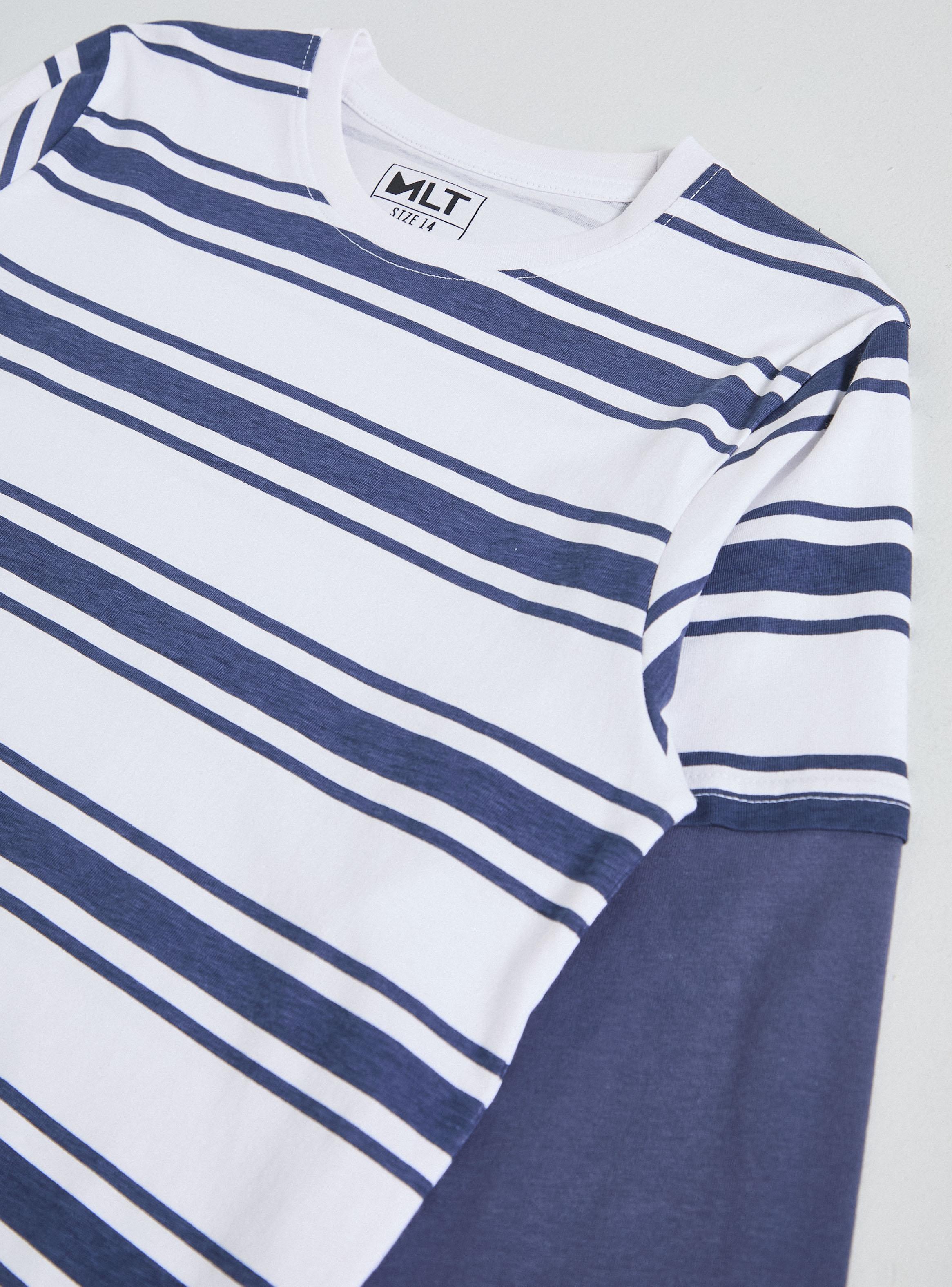 Polera Rayas con Doble Manga-3