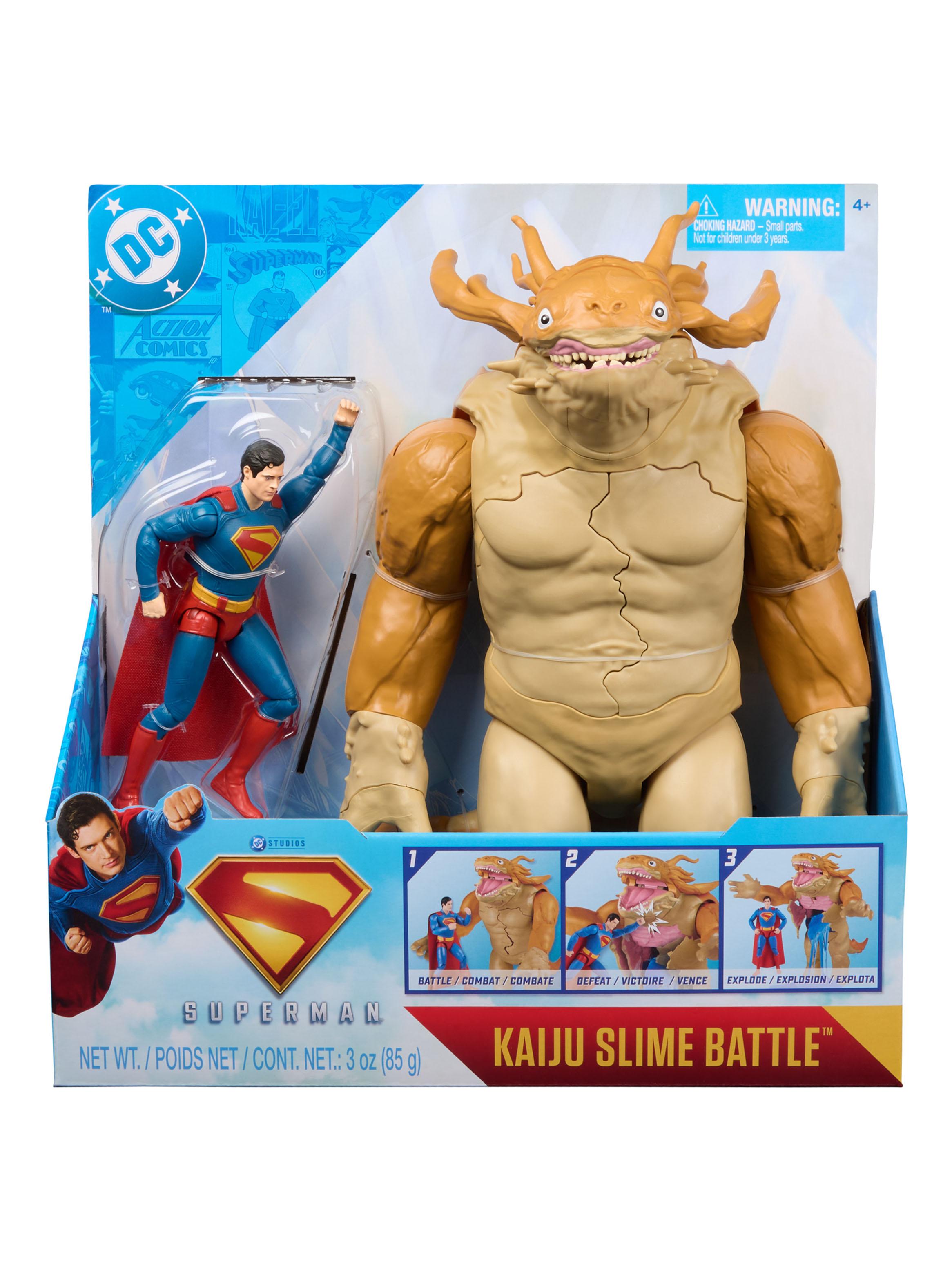 Figura de Acción Superman Película y Kaiju con Slime-0