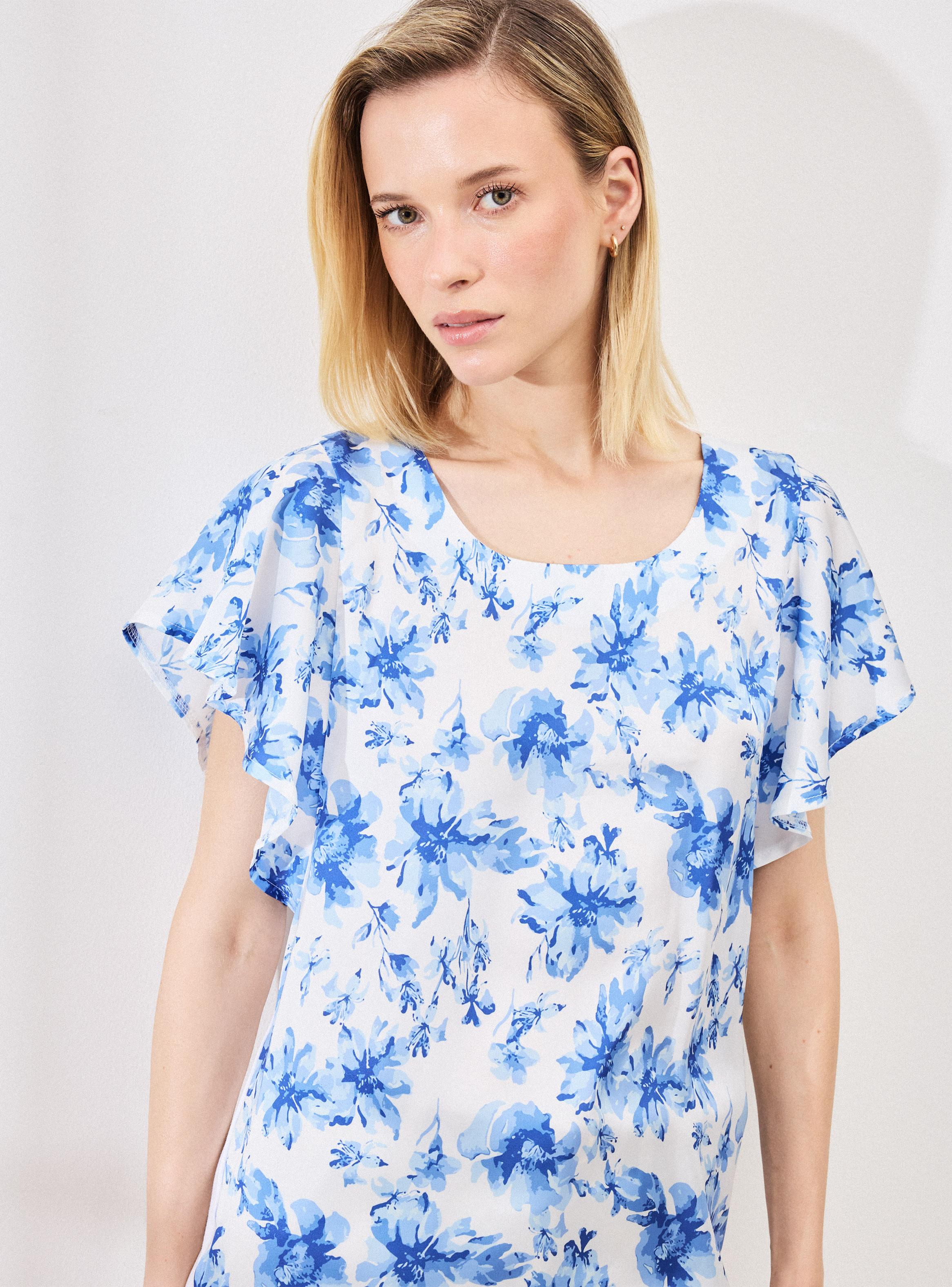 Polera Delantero Satinado Full Estampado-2