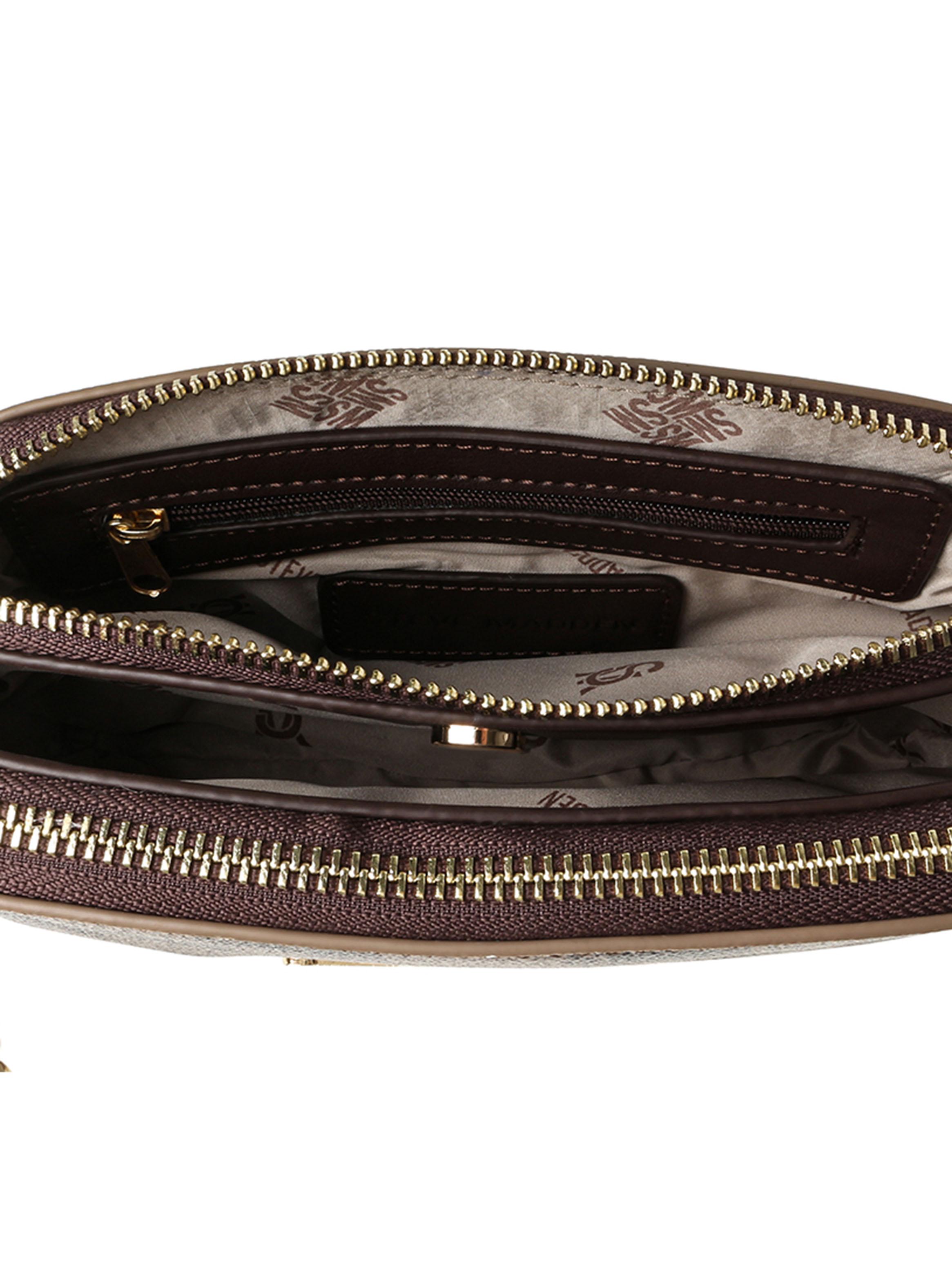 Cartera con Monograma Bjuni-7 Café-4