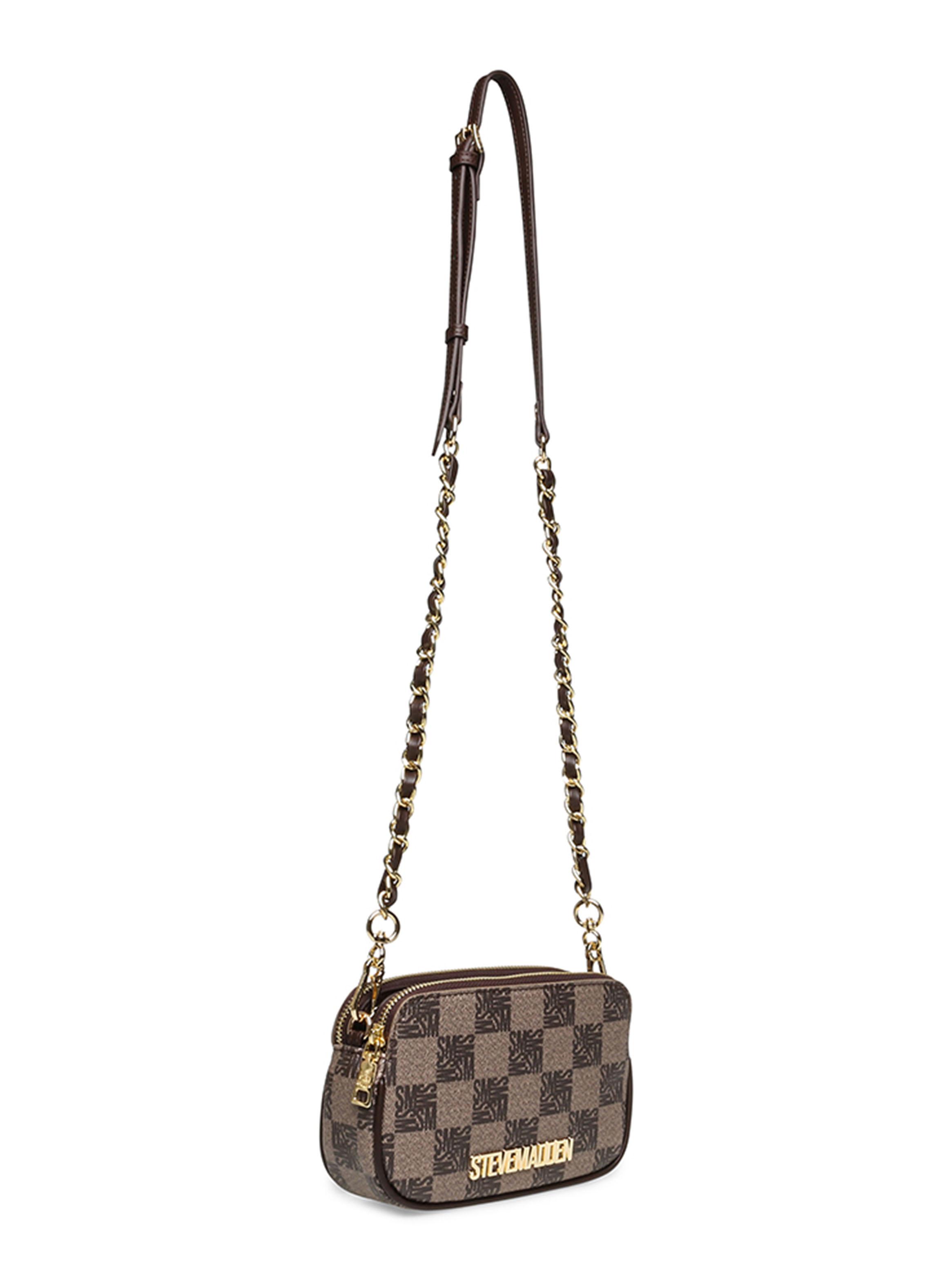 Cartera con Monograma Bjuni-7 Café-2